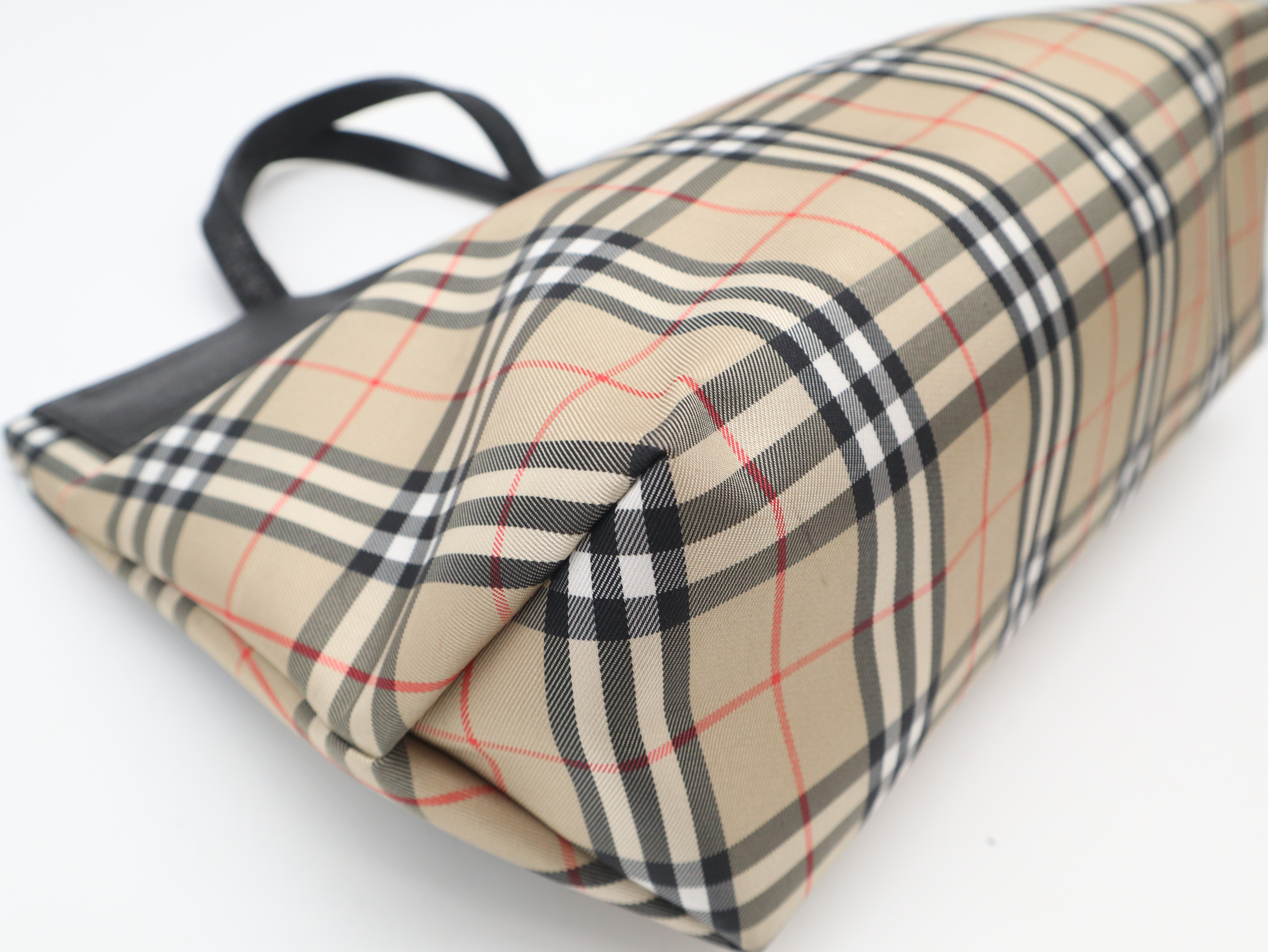 Nova Check Tote Bag, Black Tote Bag — view 7