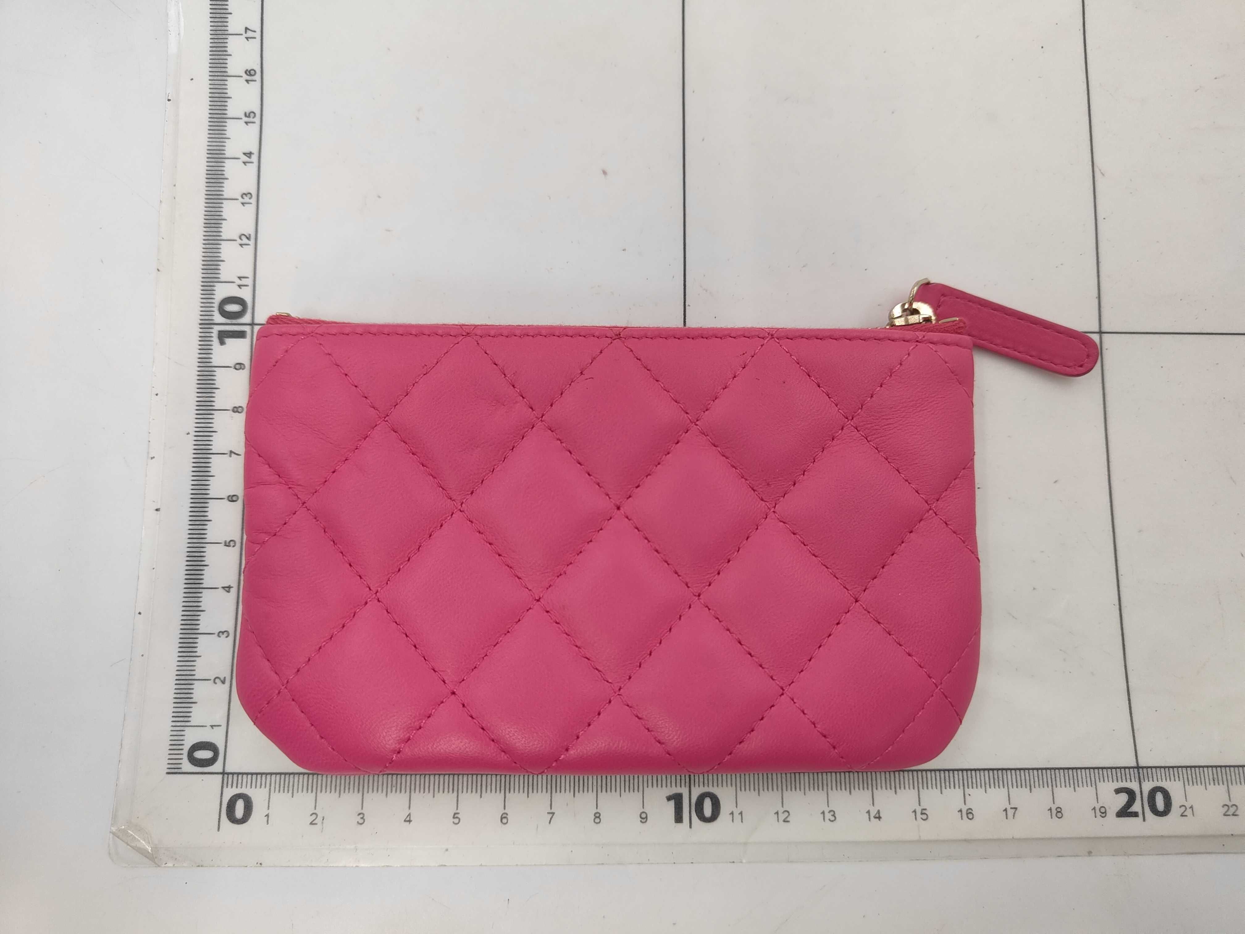 Hot Pink Lambskin Wallet (Serial Number 22) — view 2