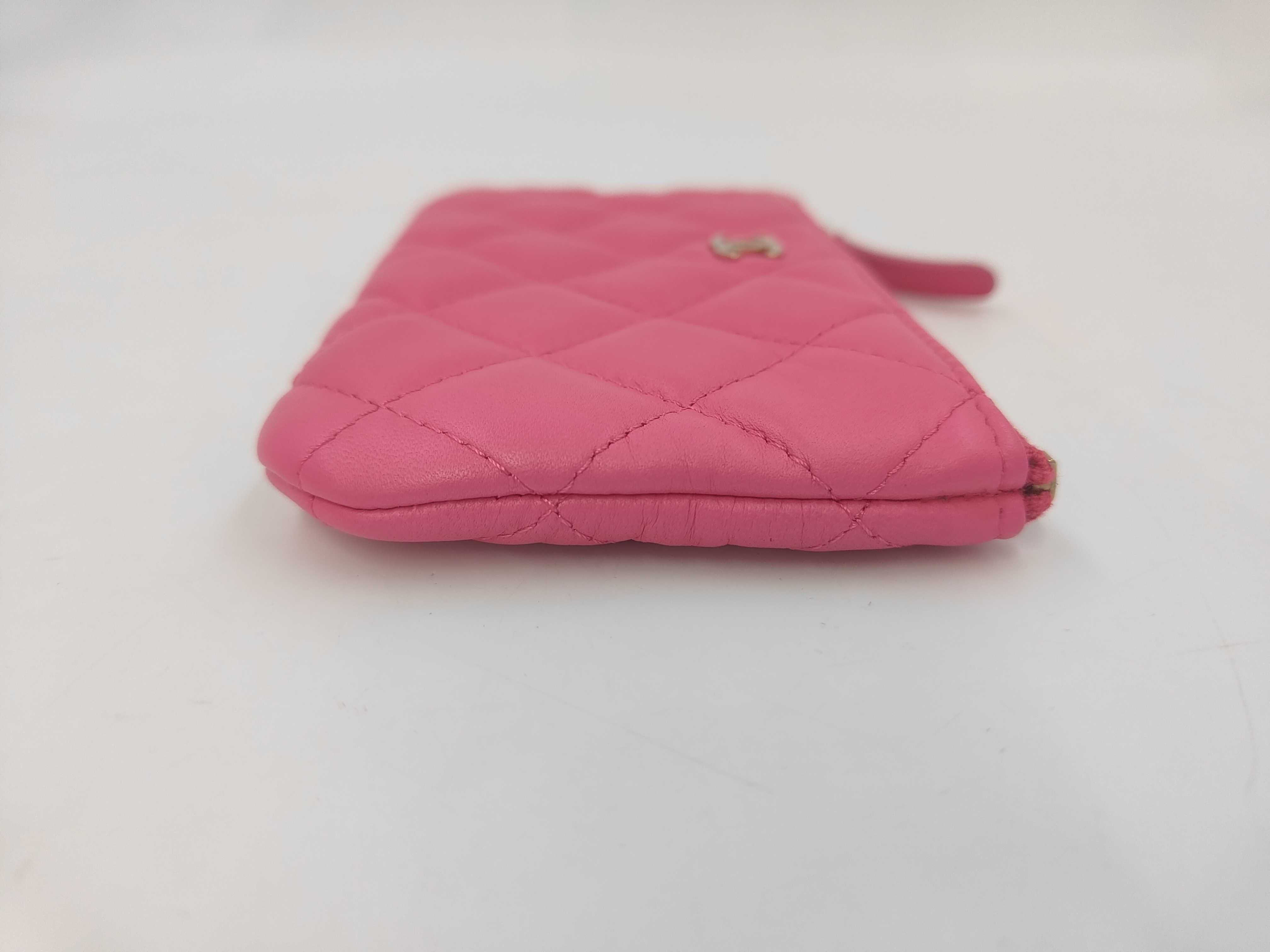 Hot Pink Lambskin Wallet (Serial Number 22) — view 4