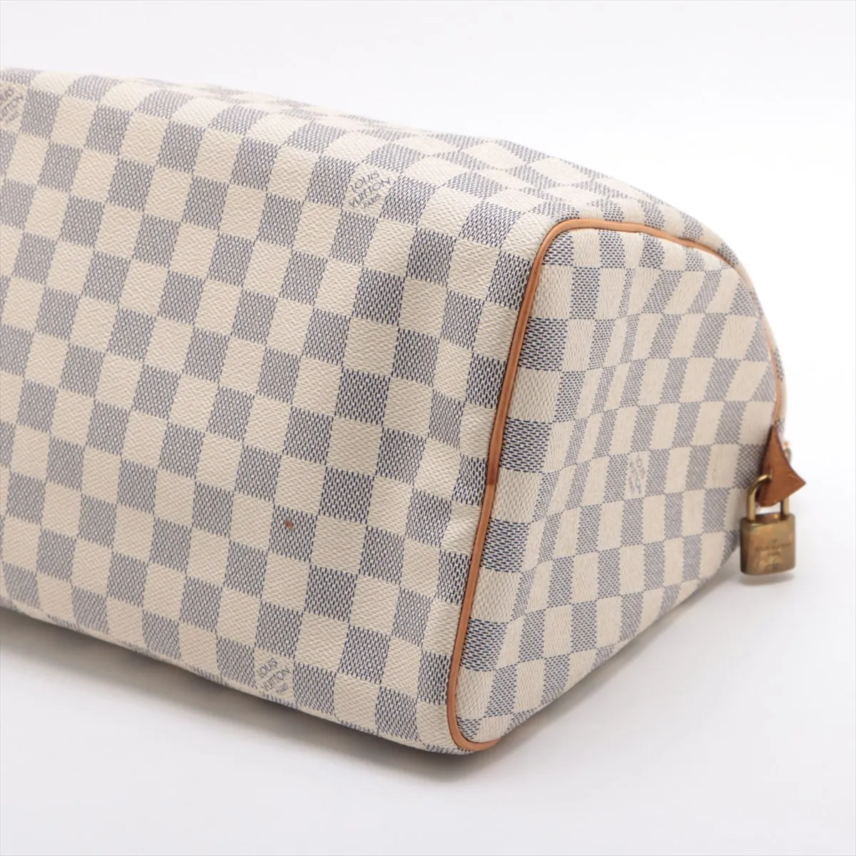 Damier Azur Speedy 30 N41533 MB3151 White — view 3