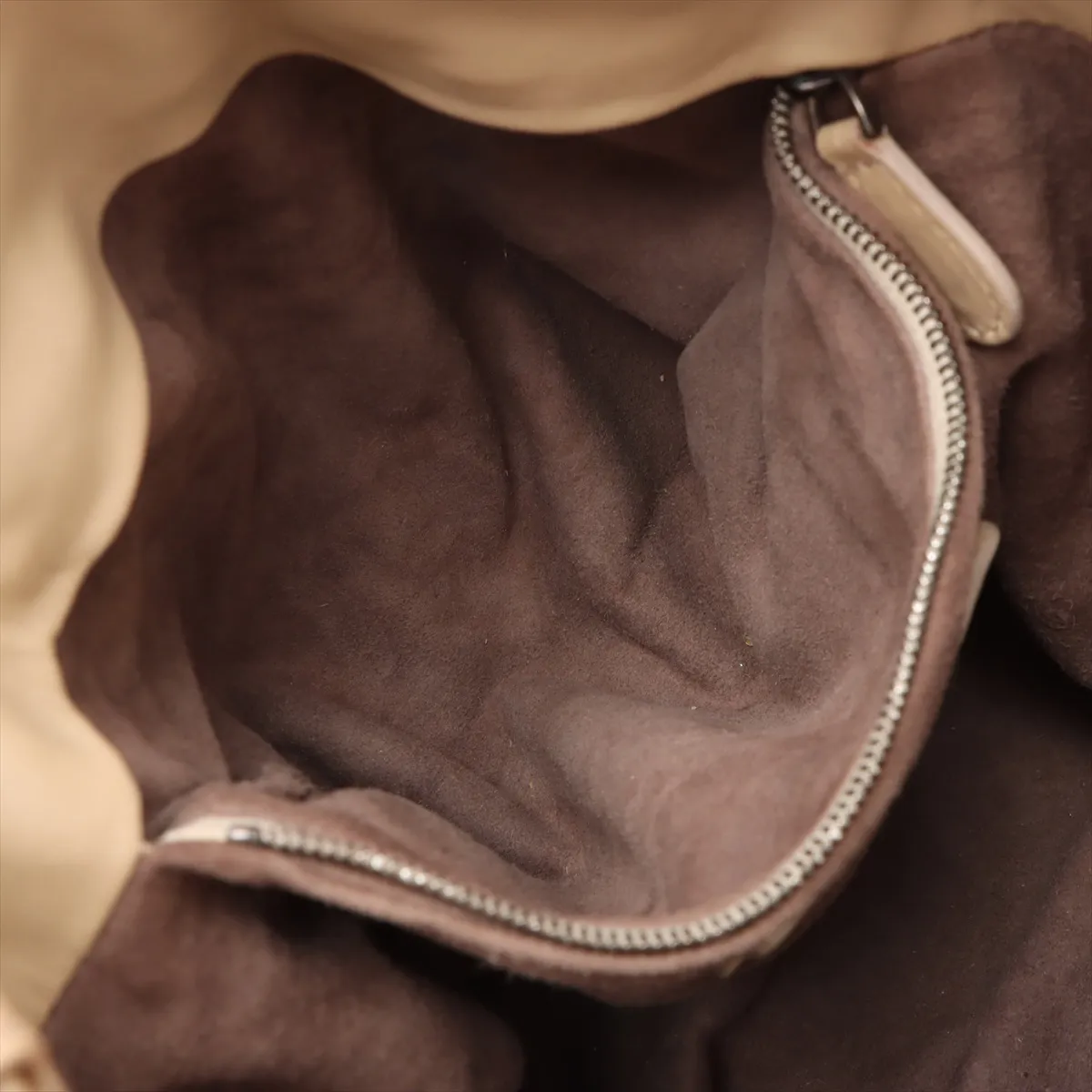 Intrecciato Leather x Bijou Shoulder Bag Beige — view 8