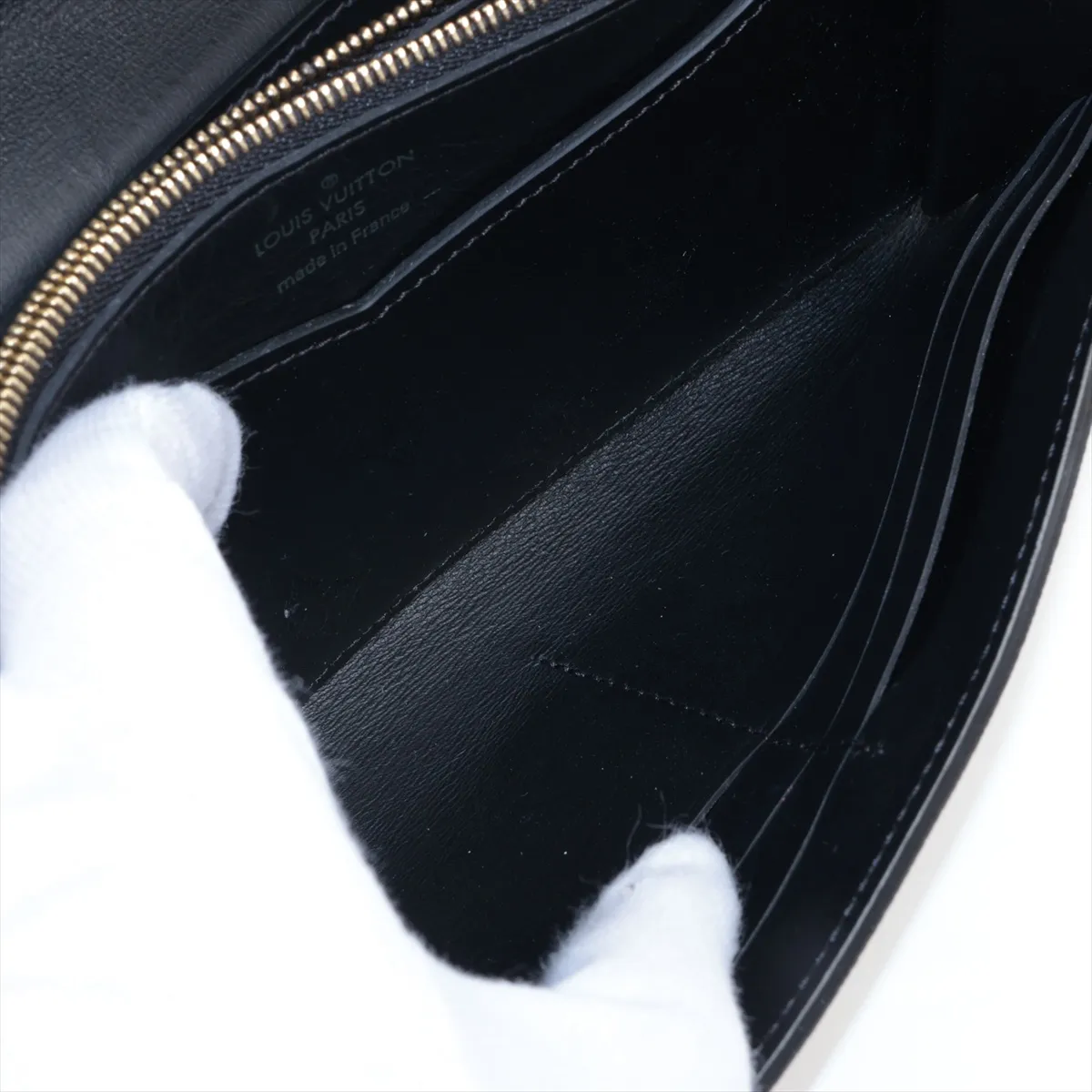 Monogram Glace Portefeuil Very M62059 MI2148 Black Long Wallet — view 7