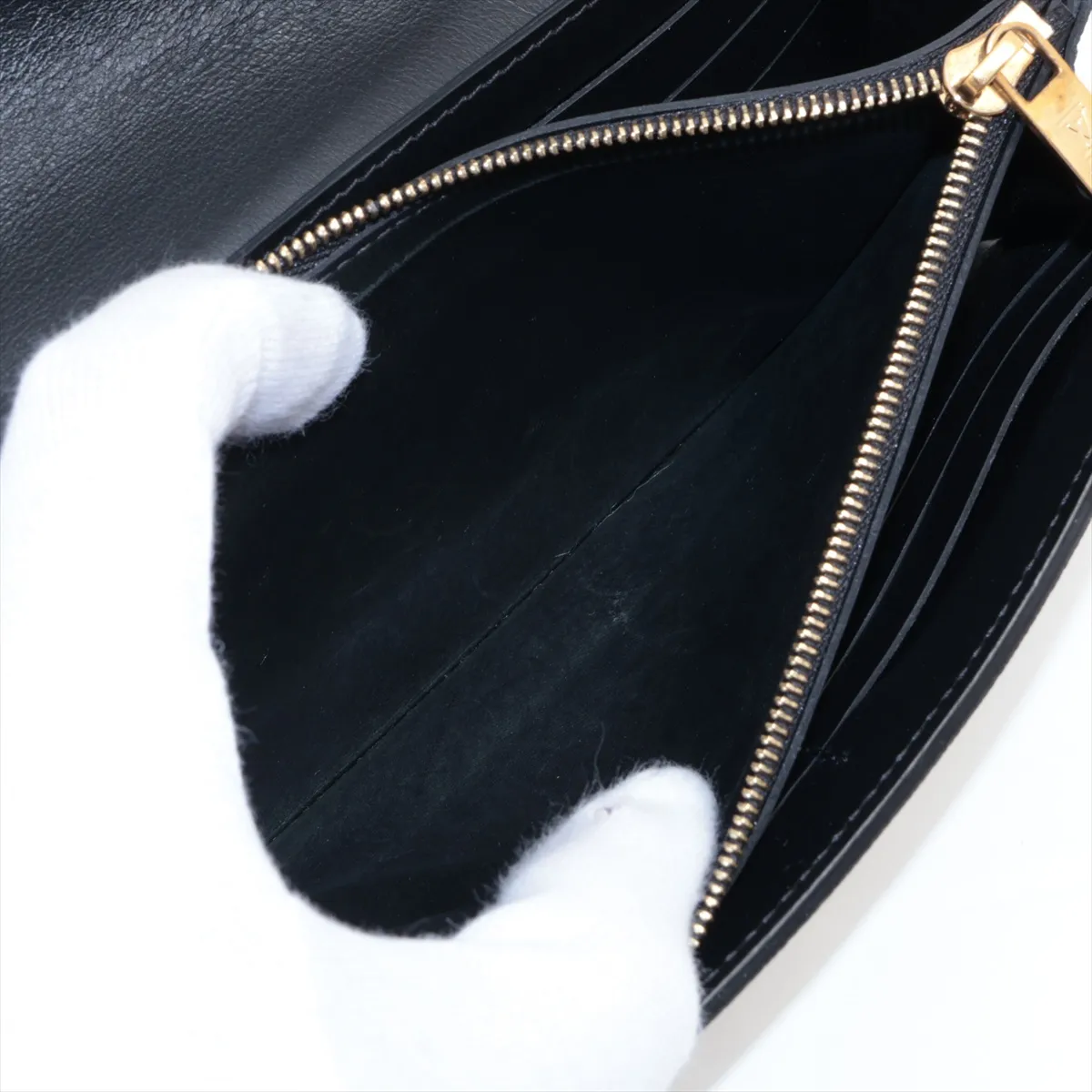 Monogram Glace Portefeuil Very M62059 MI2148 Black Long Wallet — view 8