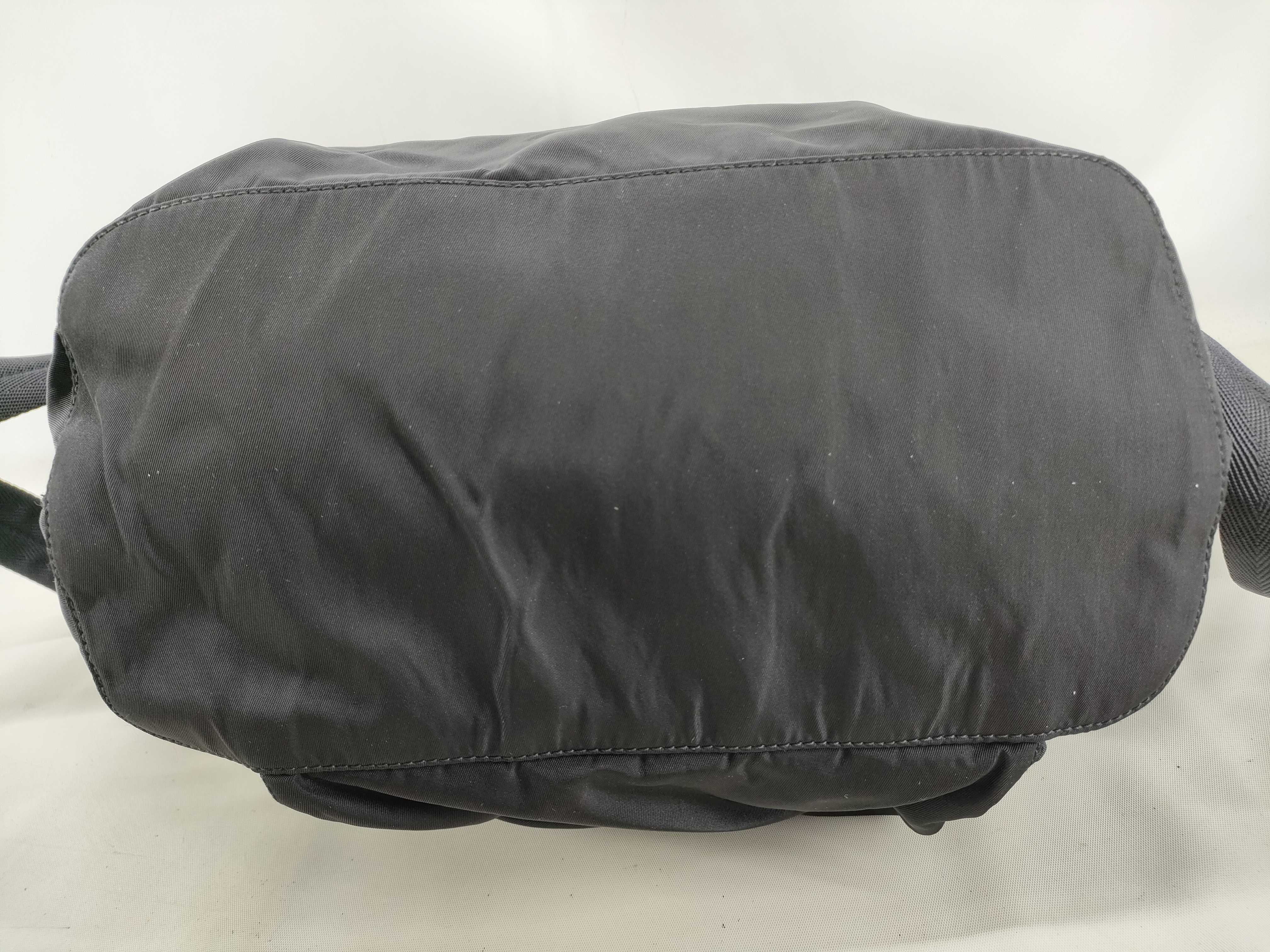 Nylon Prada Triangle Plate Backpack Rucksack — view 3