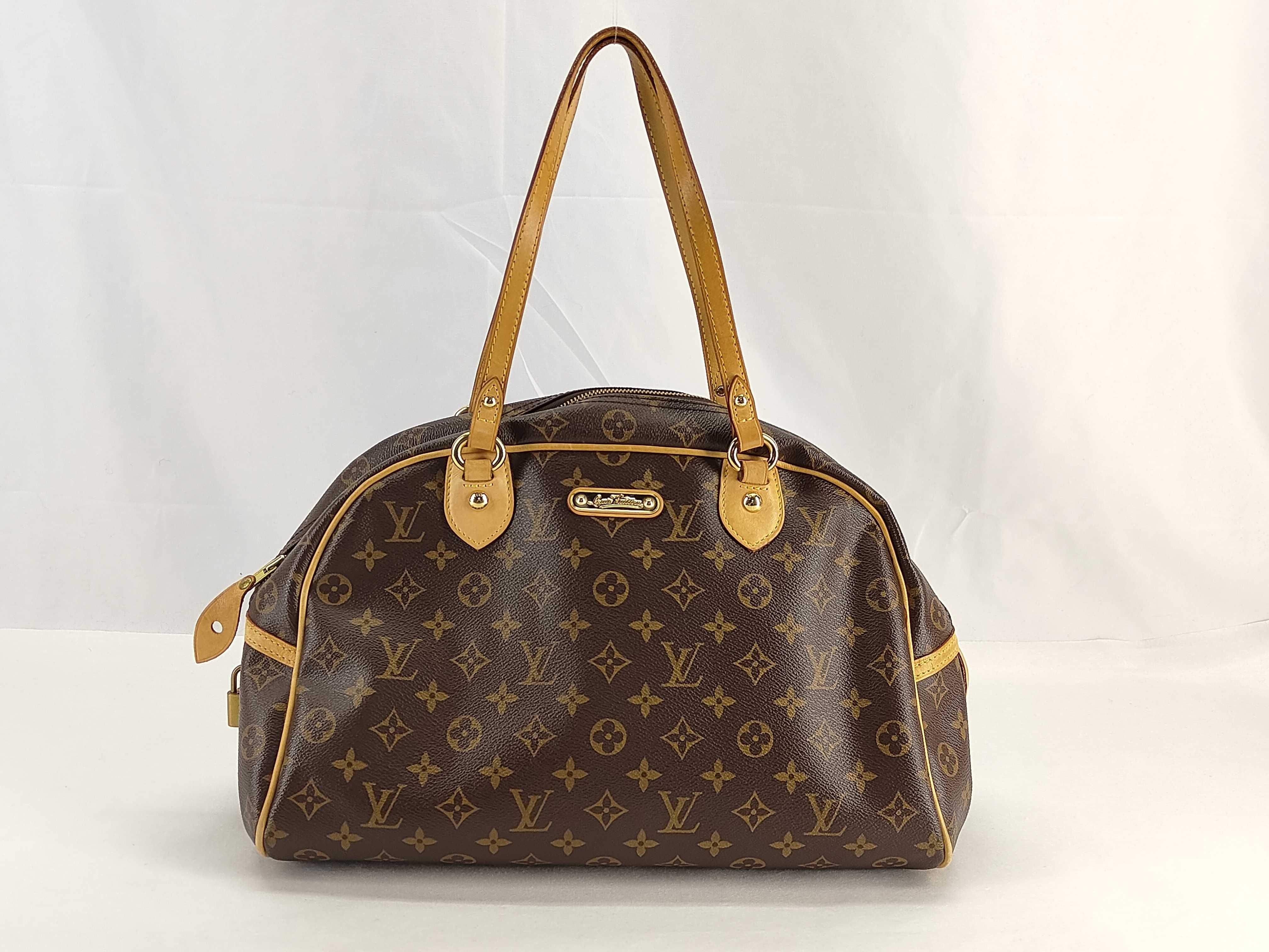 Monogram Montorgueil GM M95566 AR0068 Brown Tote Bag