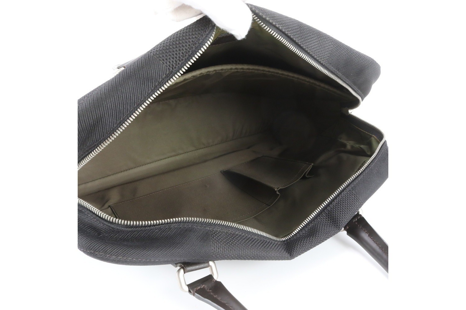 Damier Geant Yak M93082 Leather Business Bag — view 7