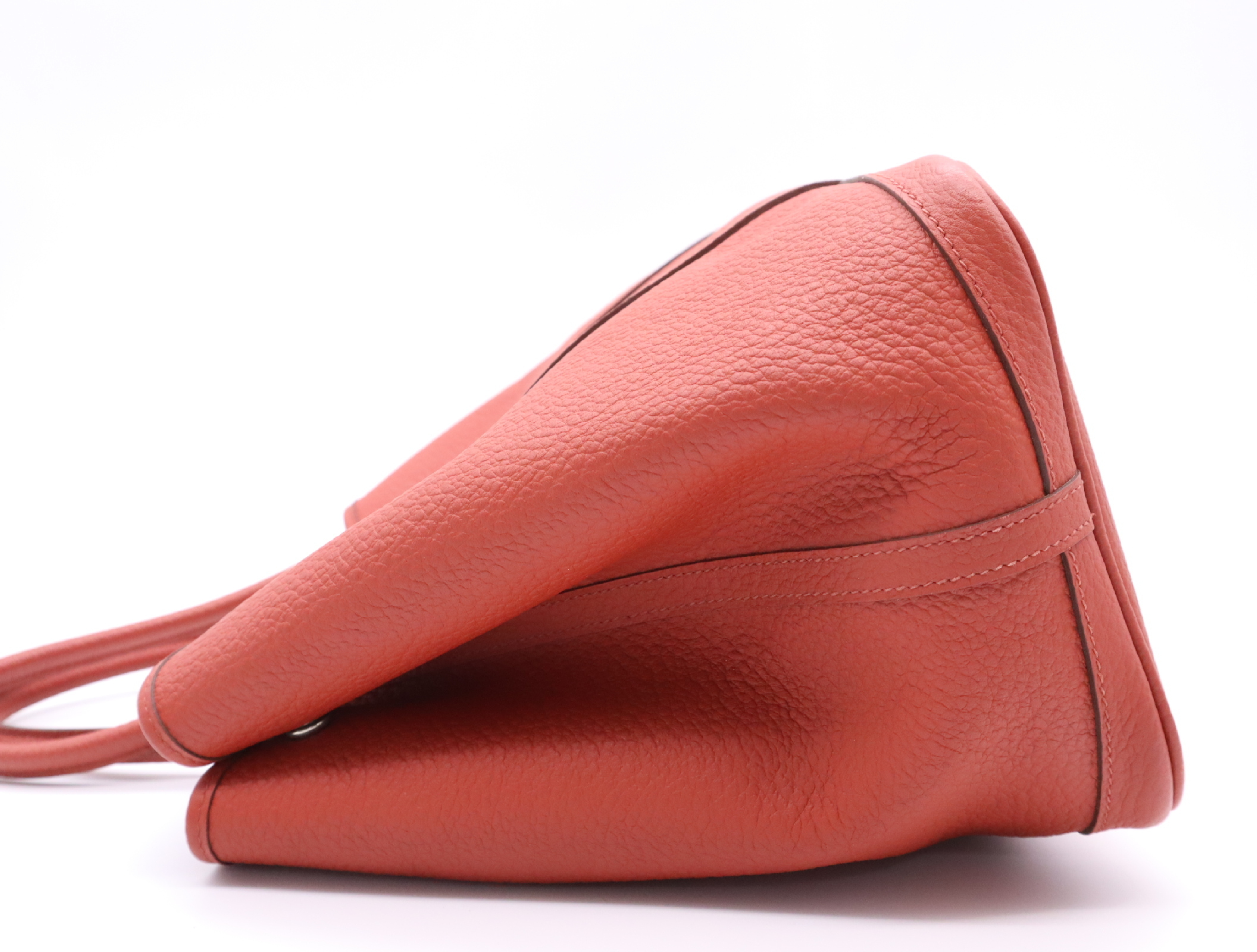 Leather Garden Party PM Tote Bag, Capucines, R stamp, 2014 model. — view 3