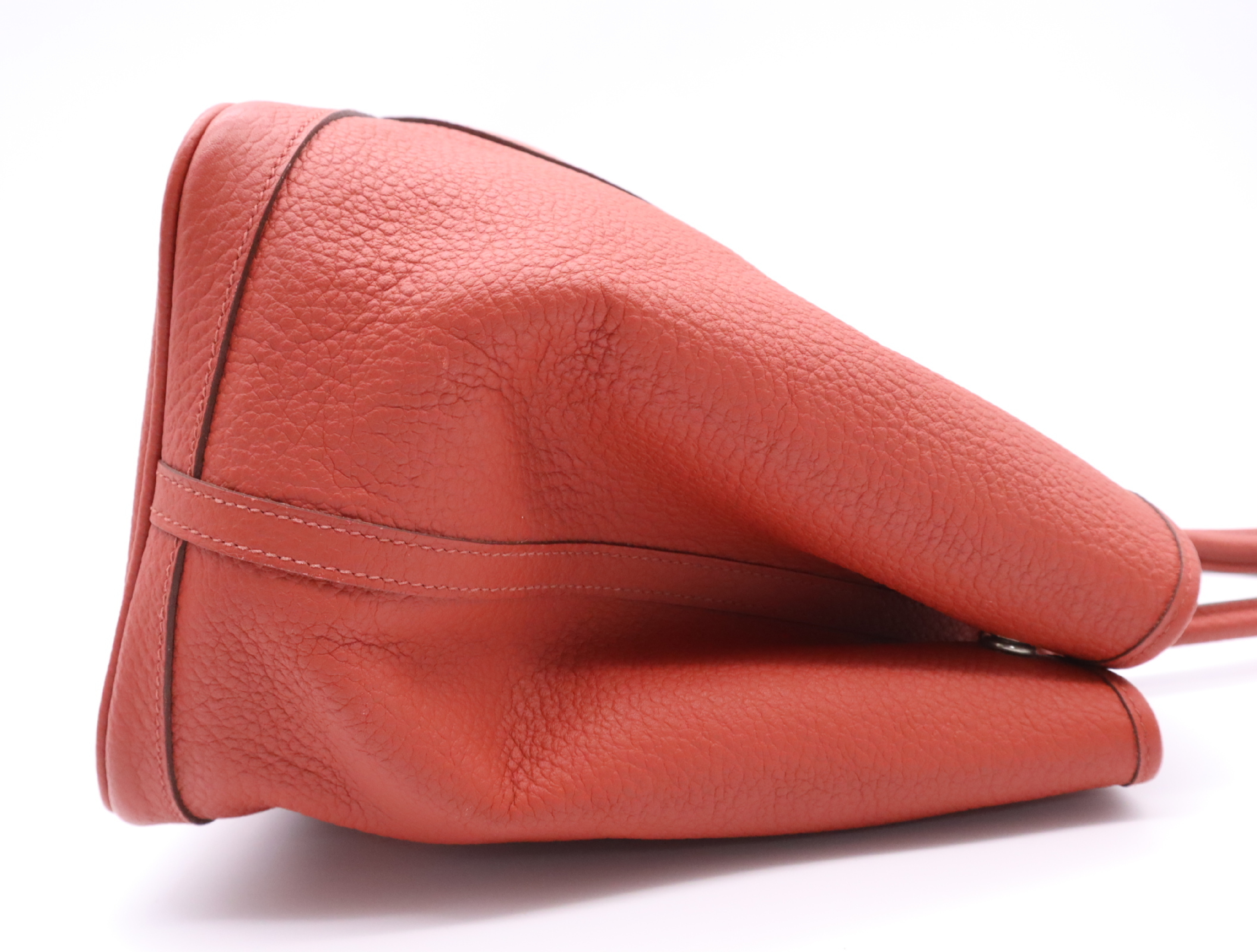 Leather Garden Party PM Tote Bag, Capucines, R stamp, 2014 model. — view 5