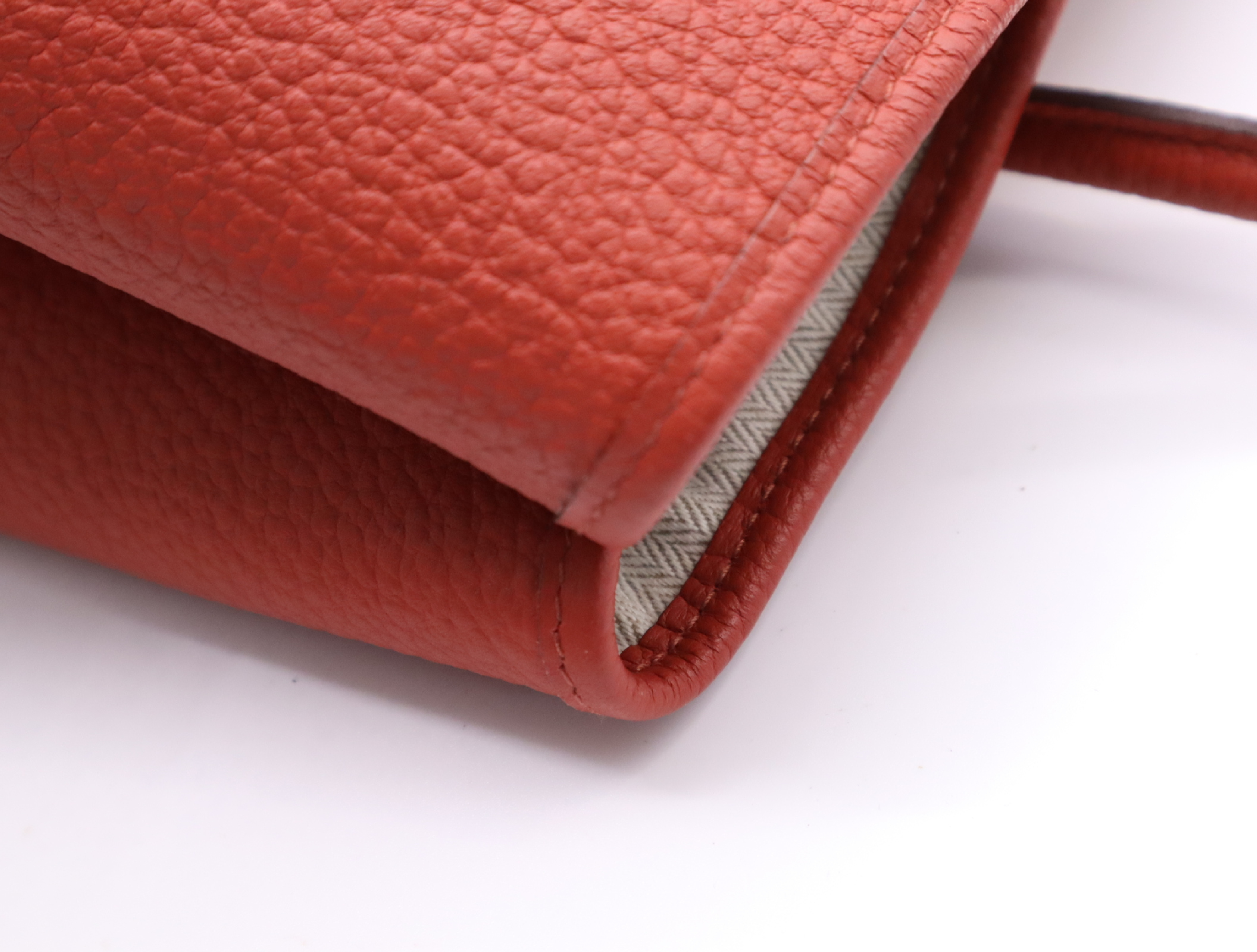 Leather Garden Party PM Tote Bag, Capucines, R stamp, 2014 model. — view 8