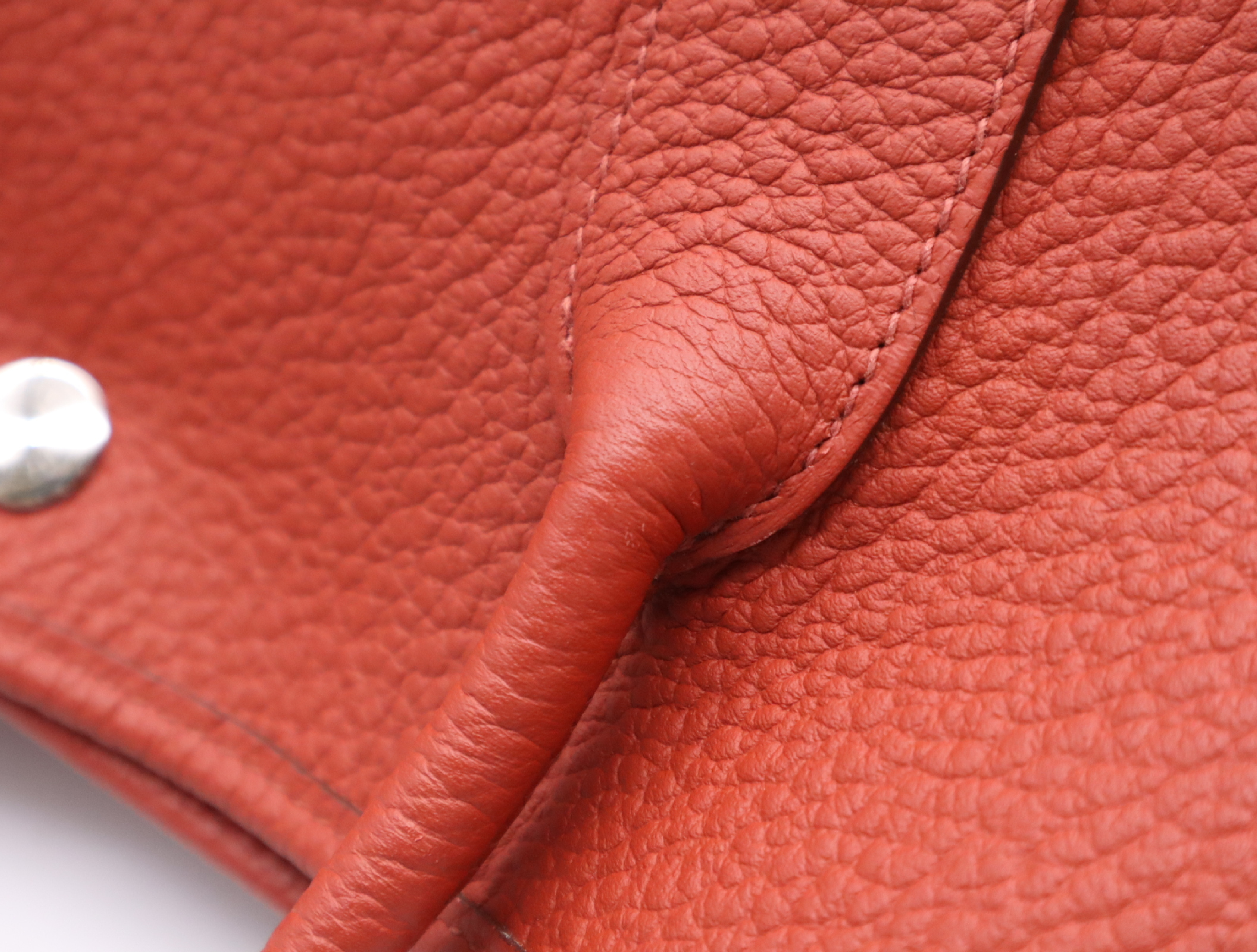 Leather Garden Party PM Tote Bag, Capucines, R stamp, 2014 model. — view 10