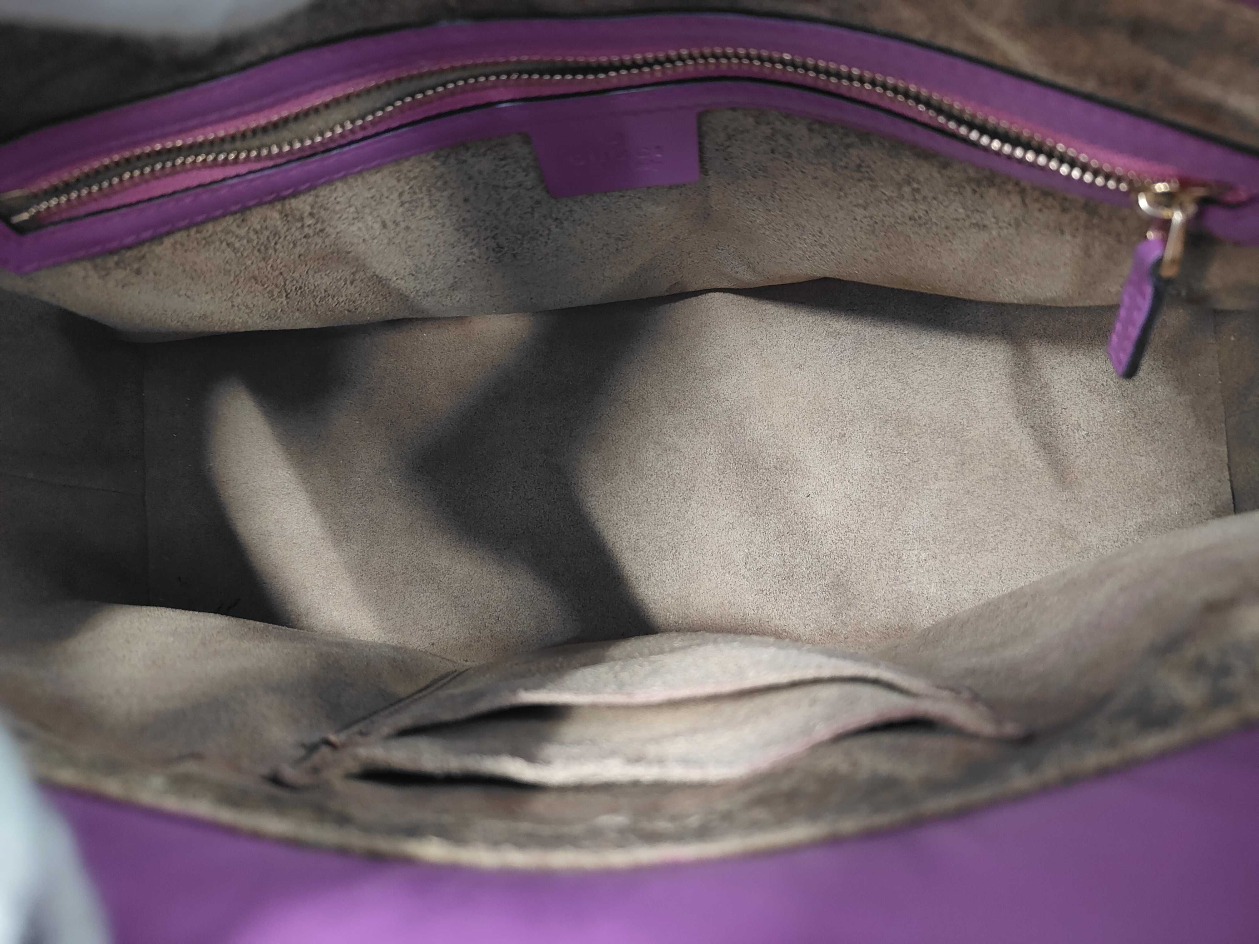 GG Supreme Handbag, Beige x Pink x Red — view 9