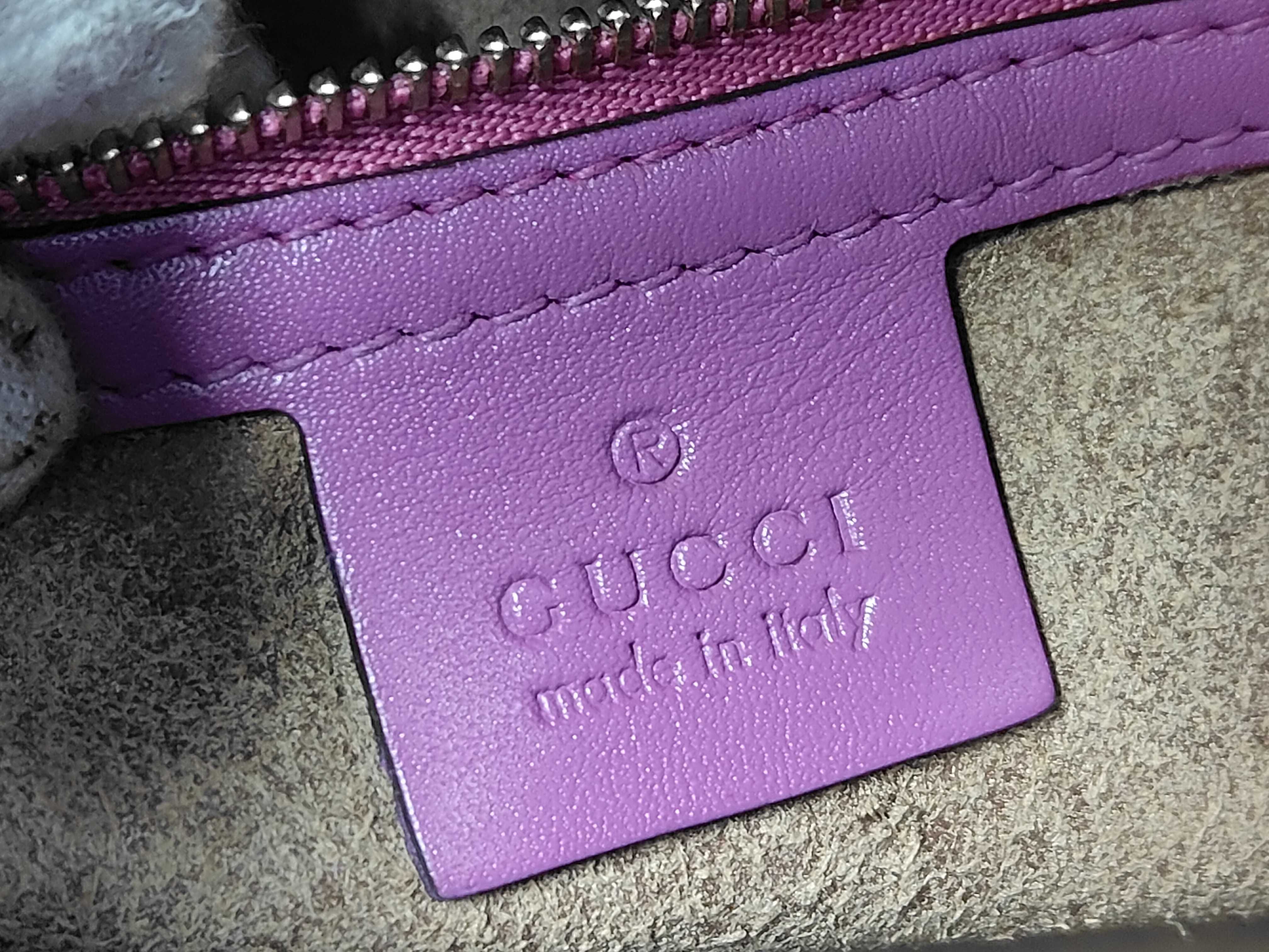 GG Supreme Handbag, Beige x Pink x Red — view 10