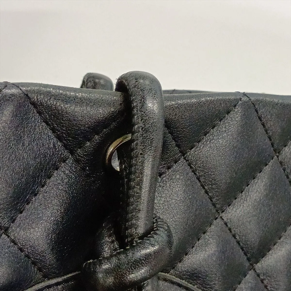Cambon Line Lambskin Handbag, Black with Silver Hardware, 9095205, Series 9 — view 14