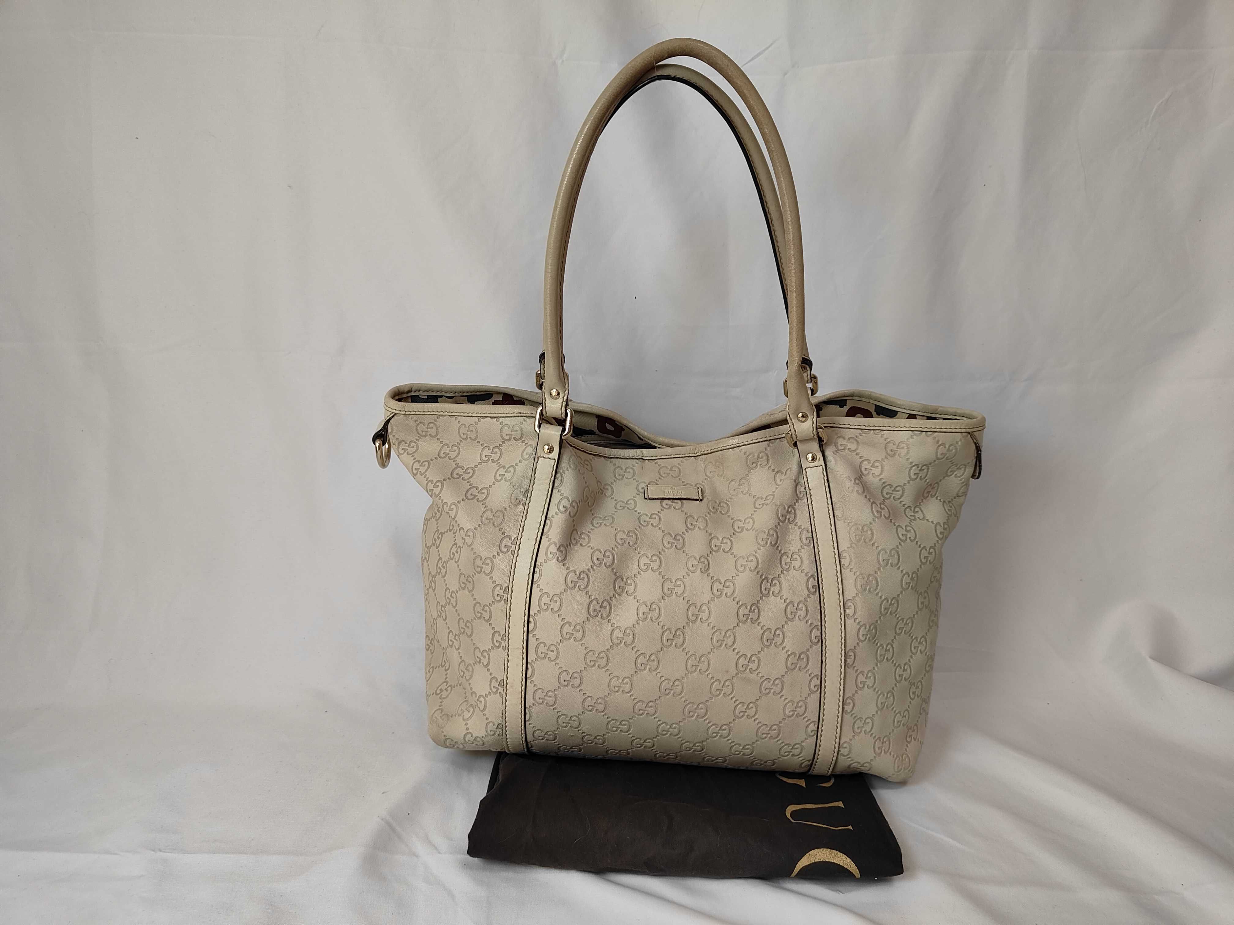 GG Imprime Joy Tote Bag Ivory