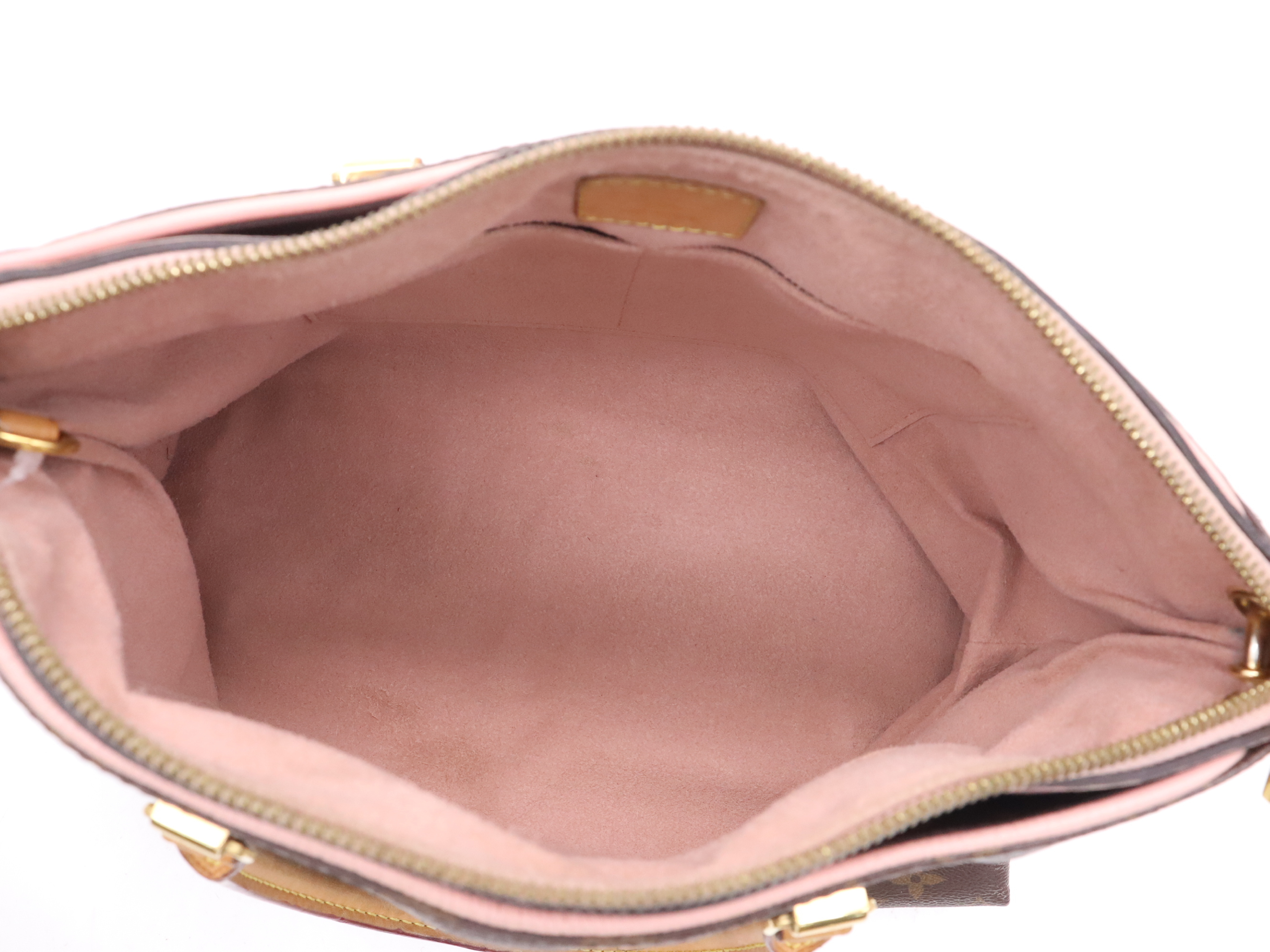 M40468 Monogram Pallas Rose Ballerine Handbag with Shoulder Strap — view 12