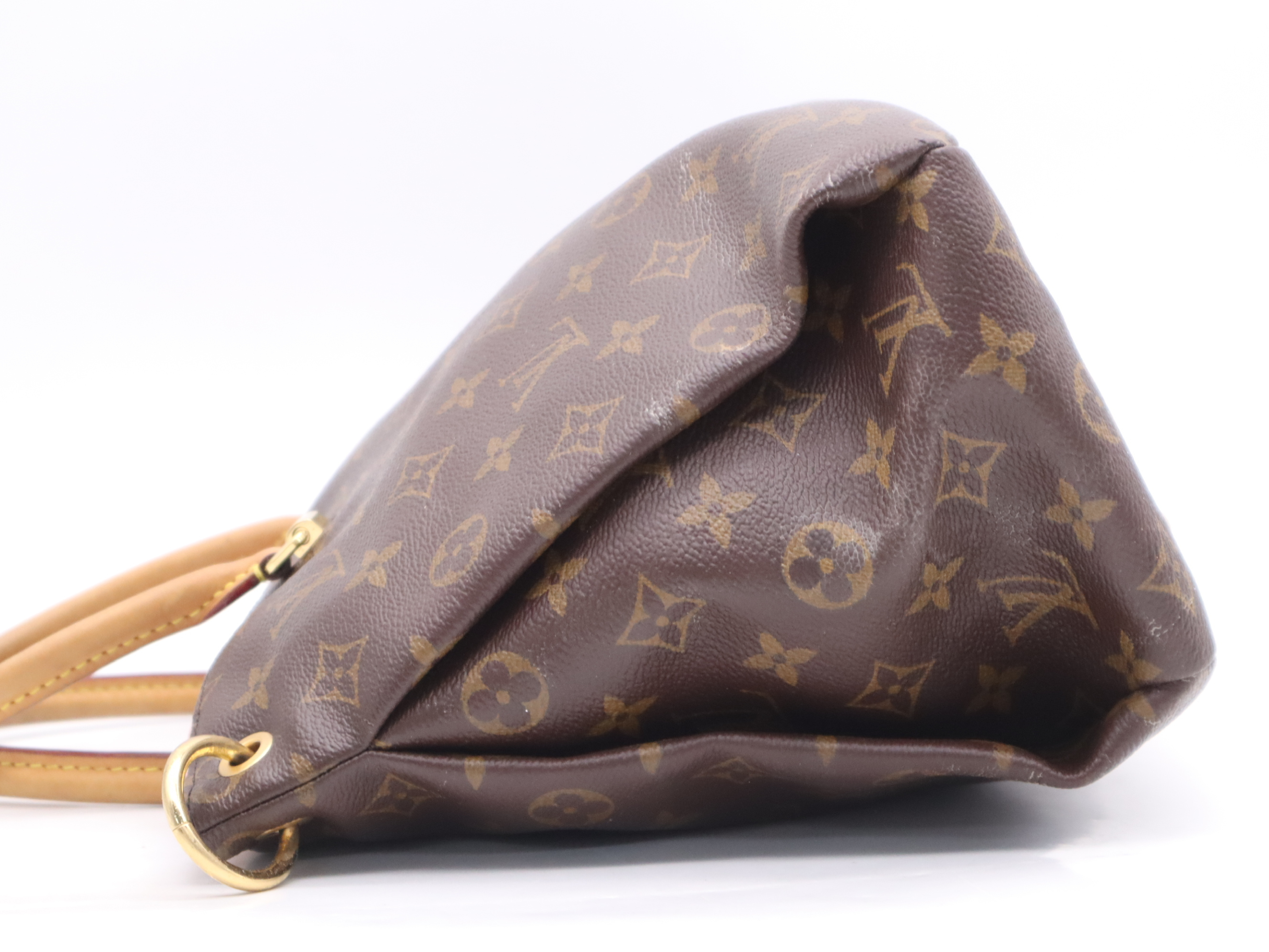 M40468 Monogram Pallas Rose Ballerine Handbag with Shoulder Strap — view 3