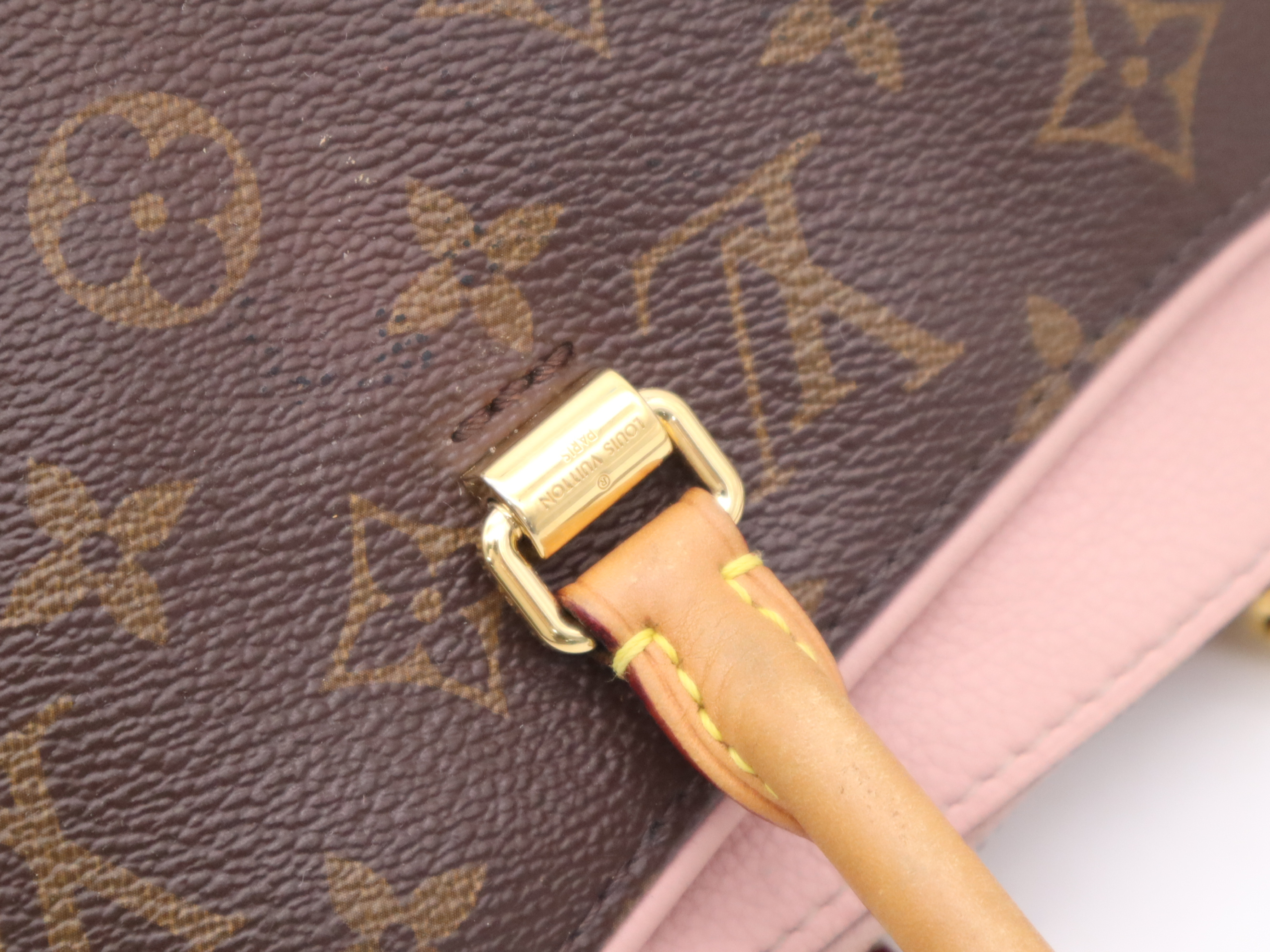 M40468 Monogram Pallas Rose Ballerine Handbag with Shoulder Strap — view 7