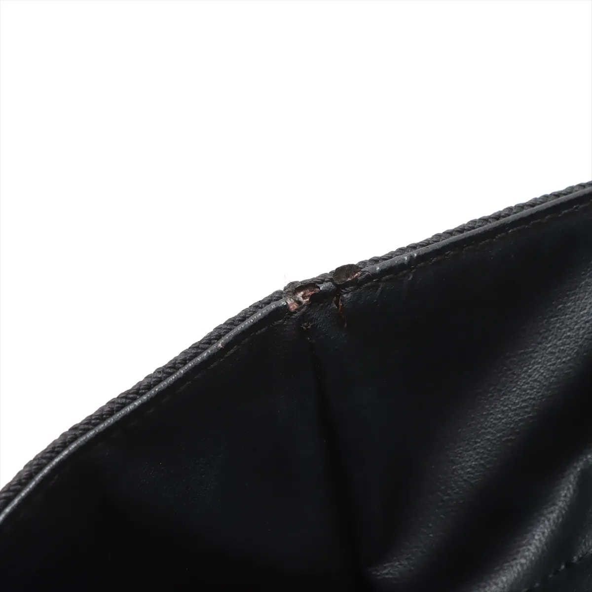 Paris Biarritz MM coated canvas tote bag black silver hardware — view 13