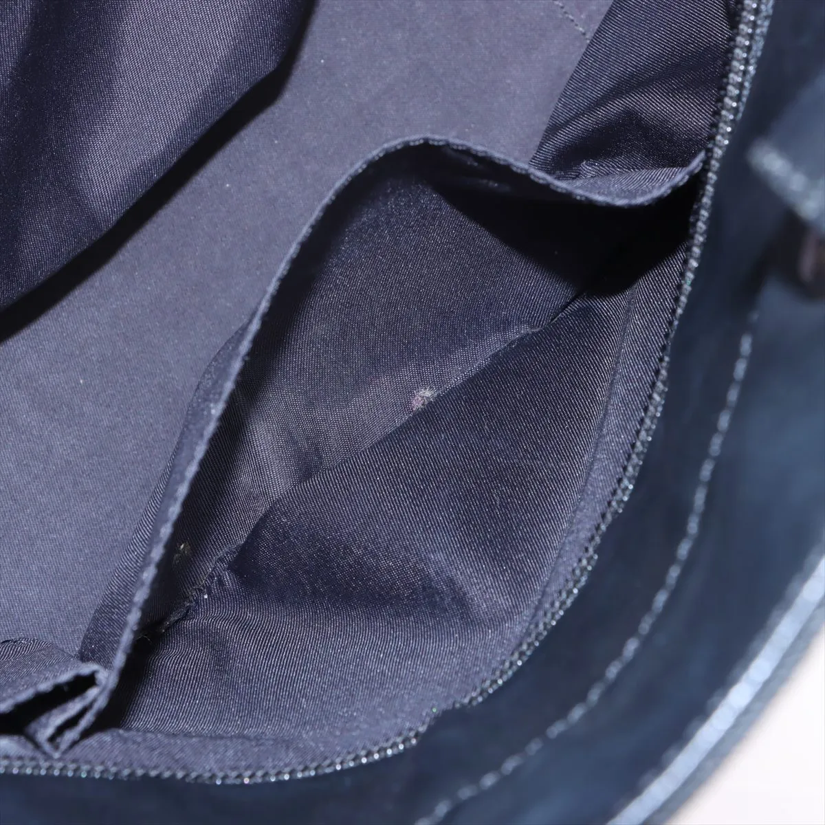 Paris Biarritz MM coated canvas tote bag black silver hardware — view 9