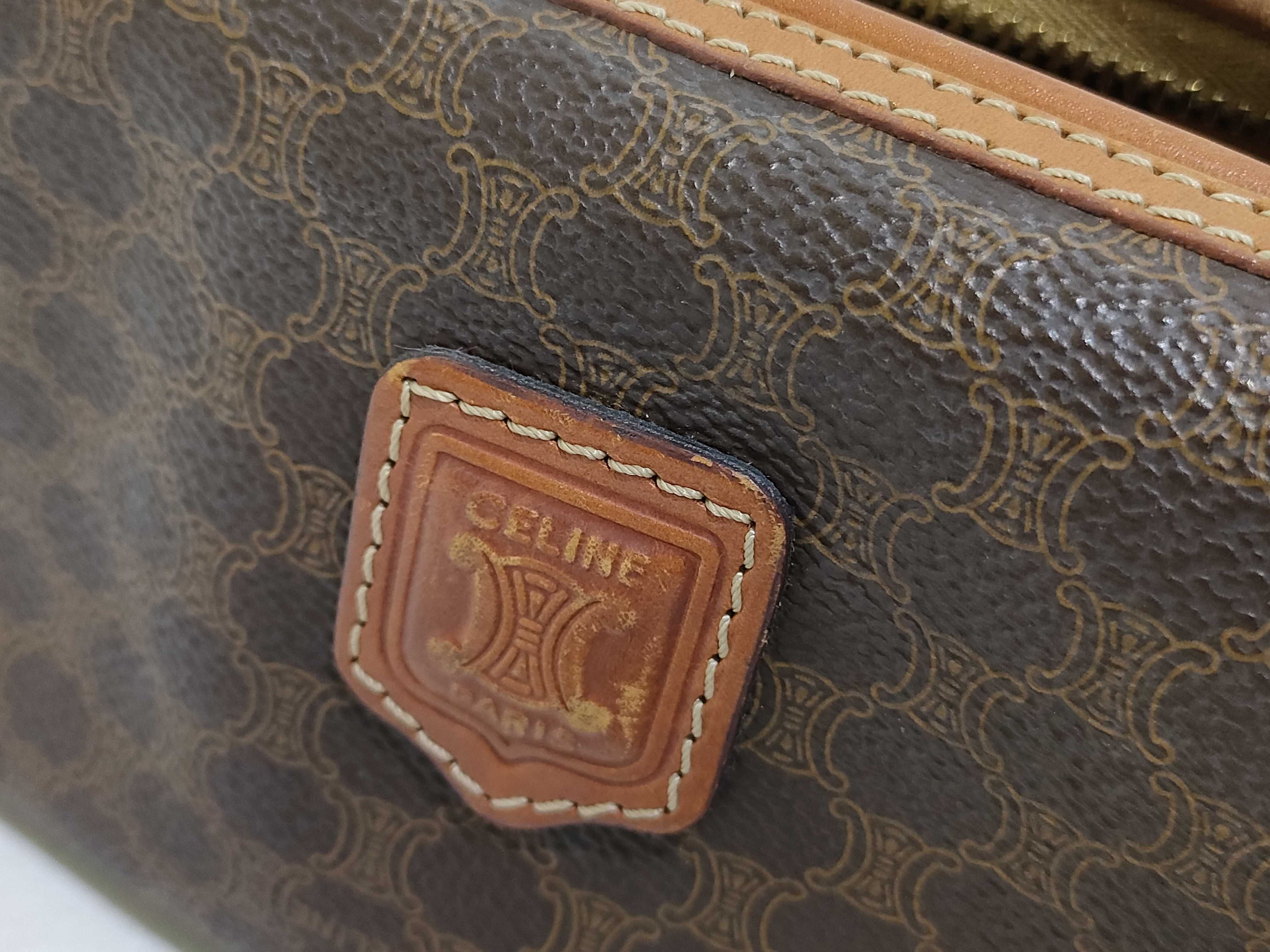 pouch, Macadam pattern, brown pouch — view 11