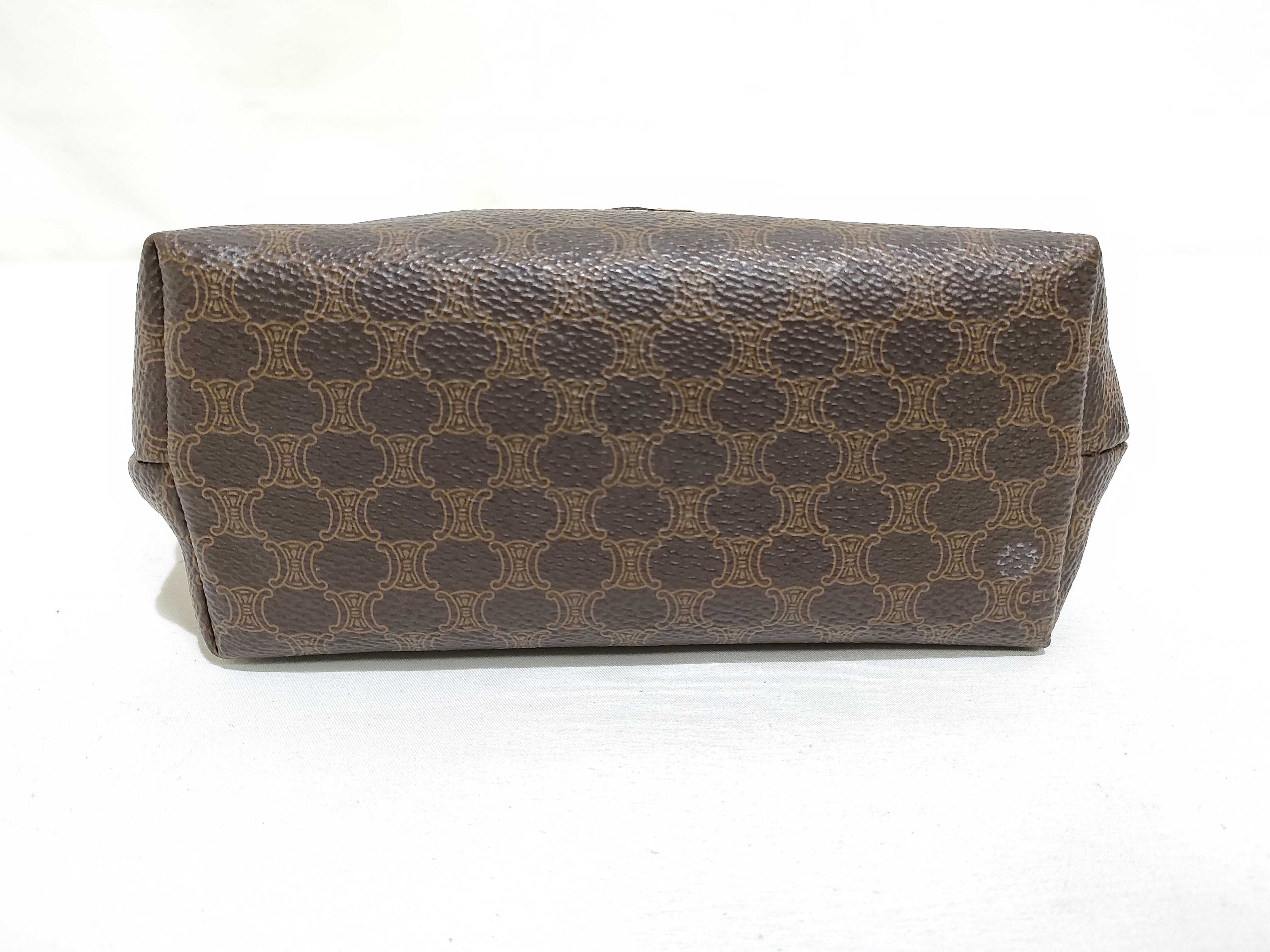 pouch, Macadam pattern, brown pouch — view 4