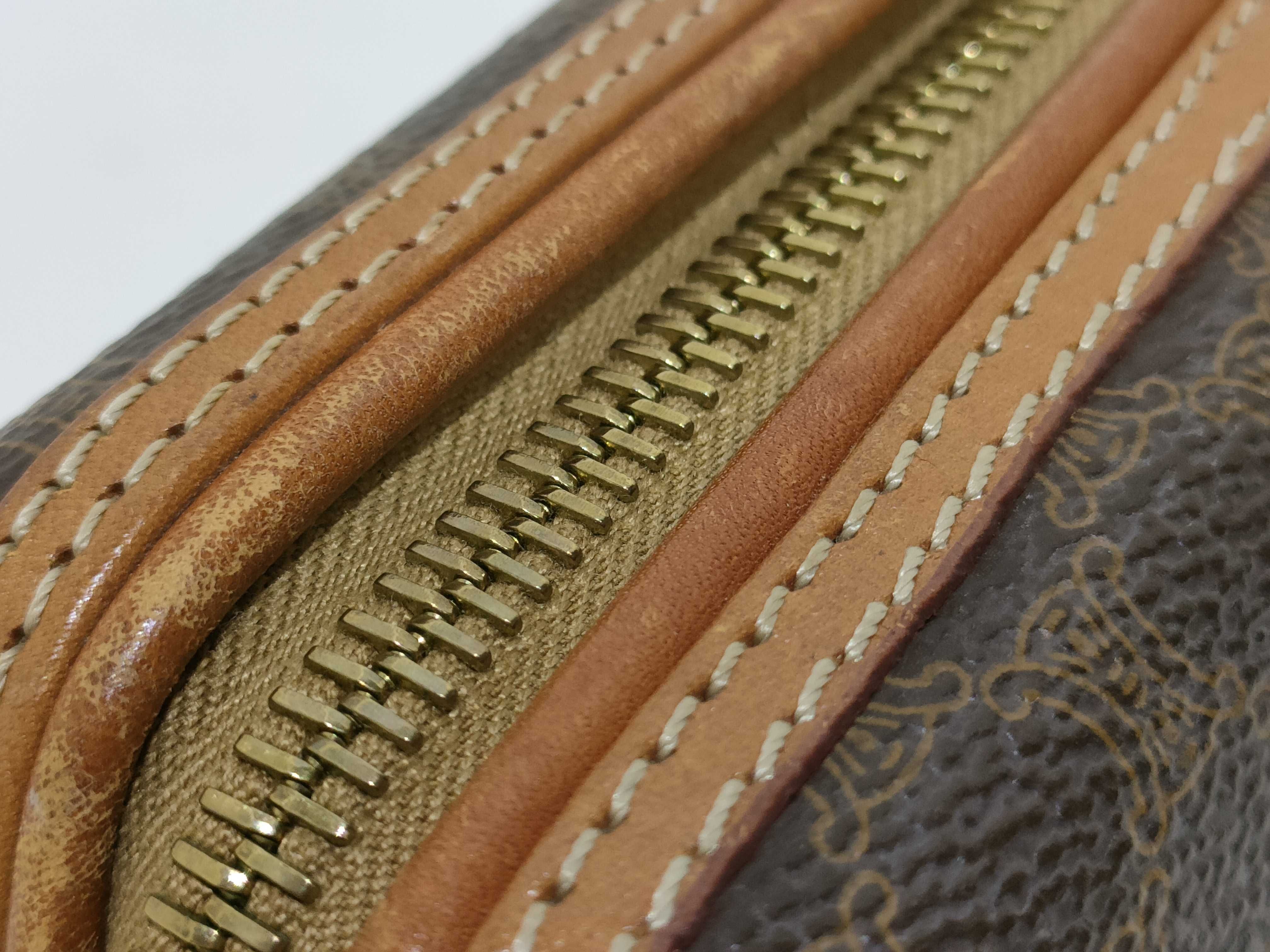pouch, Macadam pattern, brown pouch — view 5