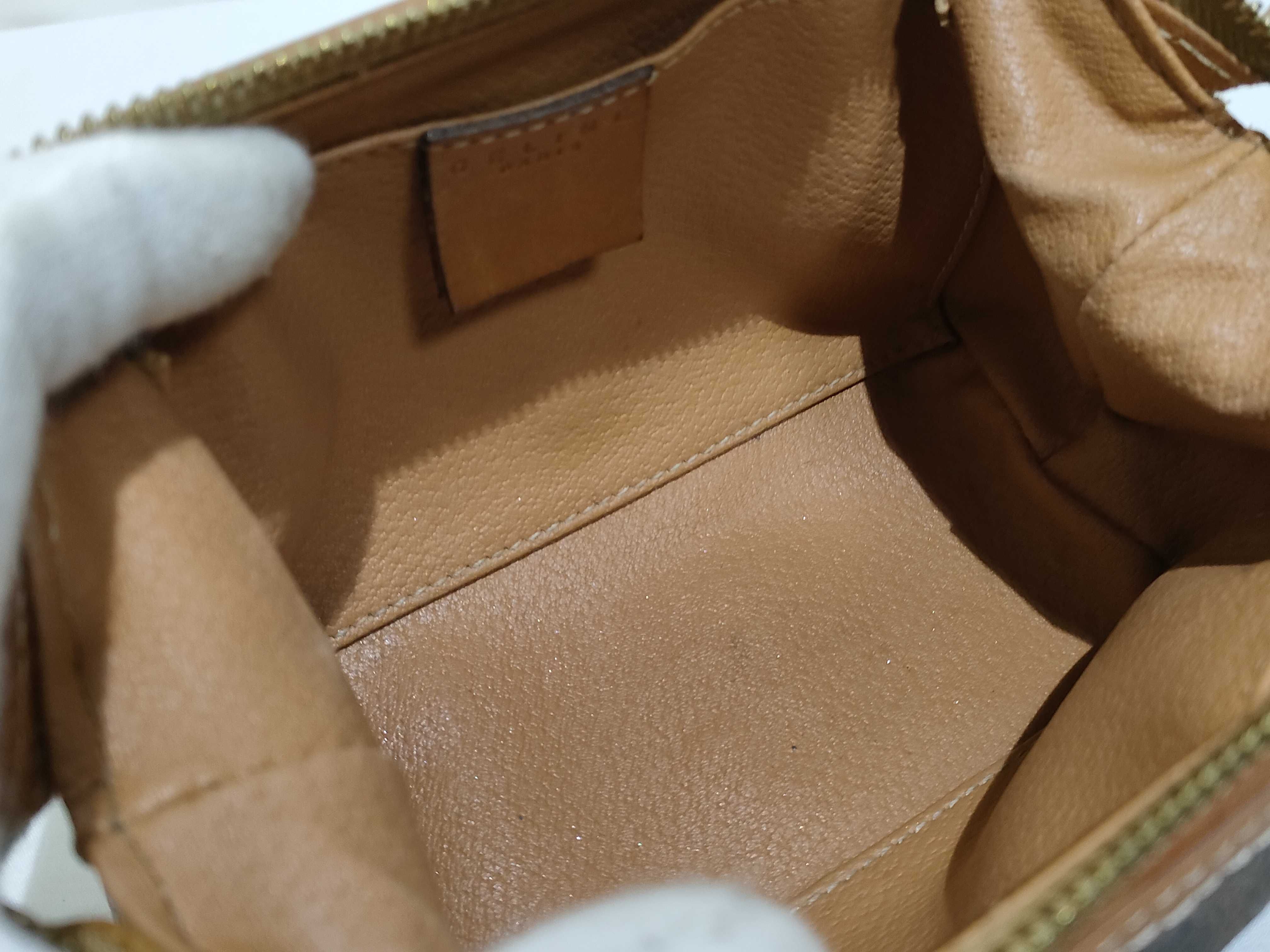 pouch, Macadam pattern, brown pouch — view 6