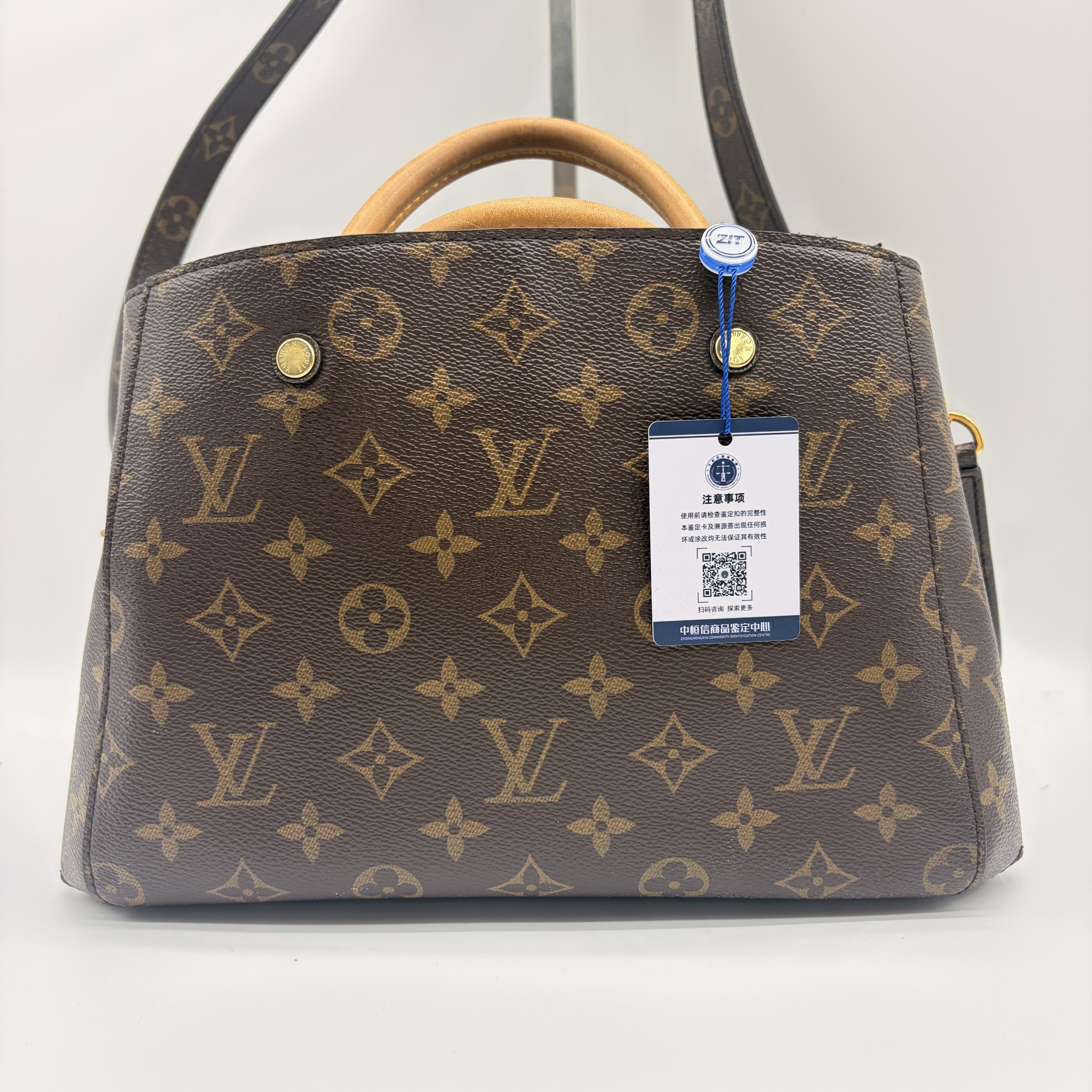 【*Shipped from: China*】LOUIS VUITTON Montaigne PU Shoulder Bag — view 3