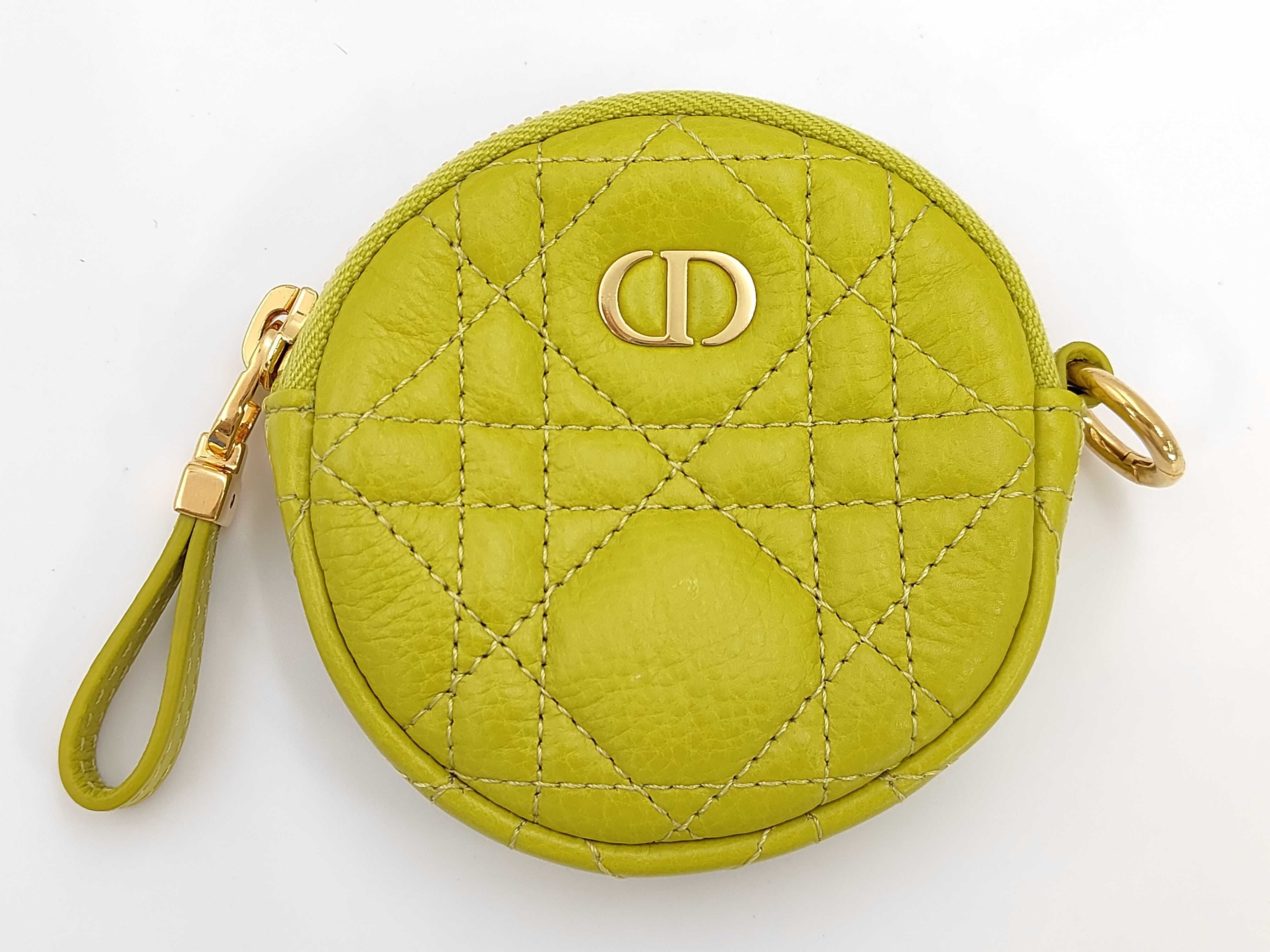CD Icon Mini Pouch Coin Case Cannage Coin Case