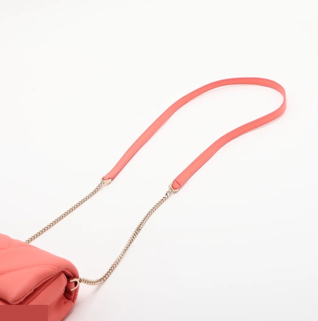 Unused, with dust bag: Serpenti cabochon leather chain shoulder bag — view 5