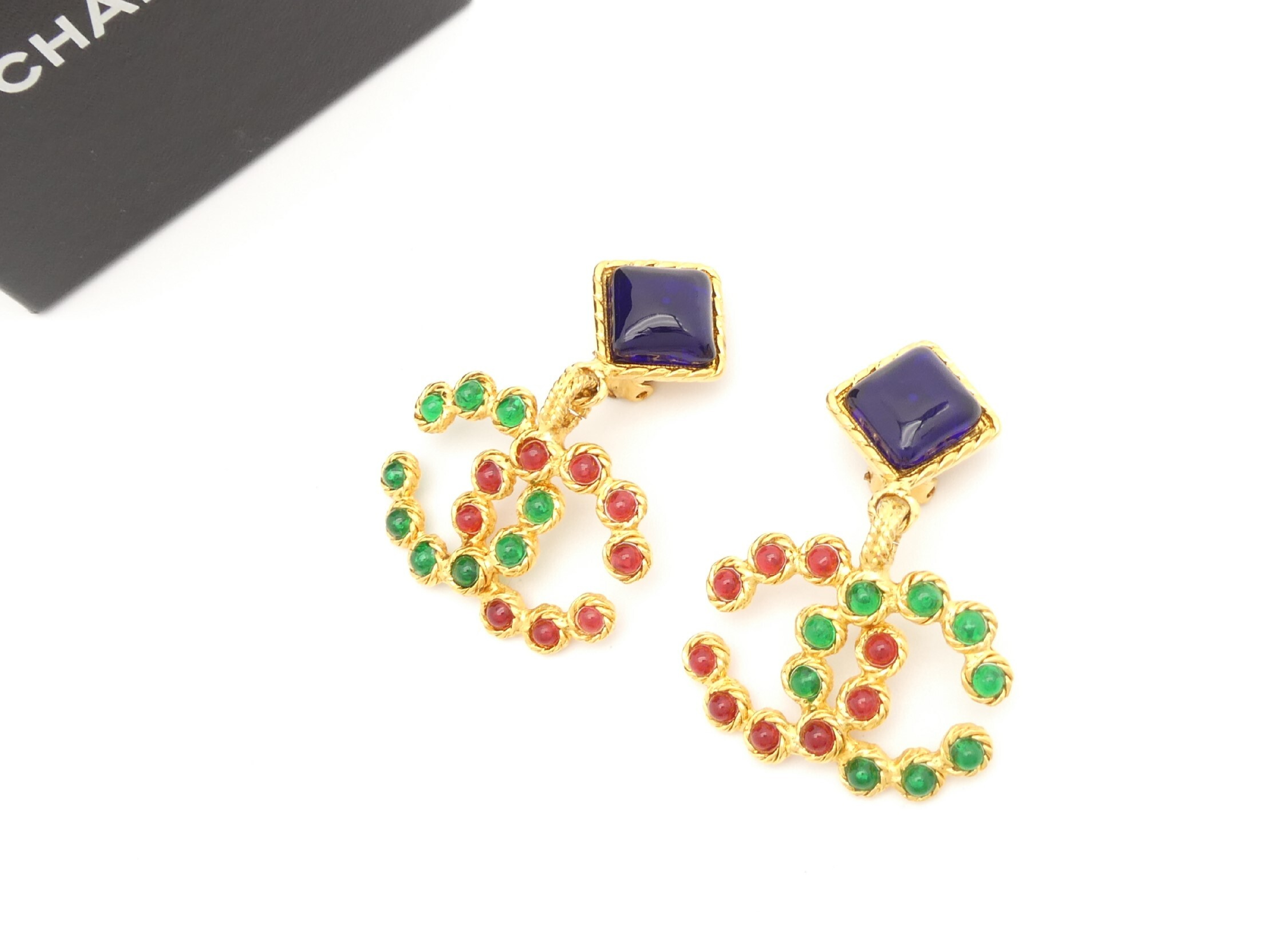 Coco Mark Gold Swing Earrings
