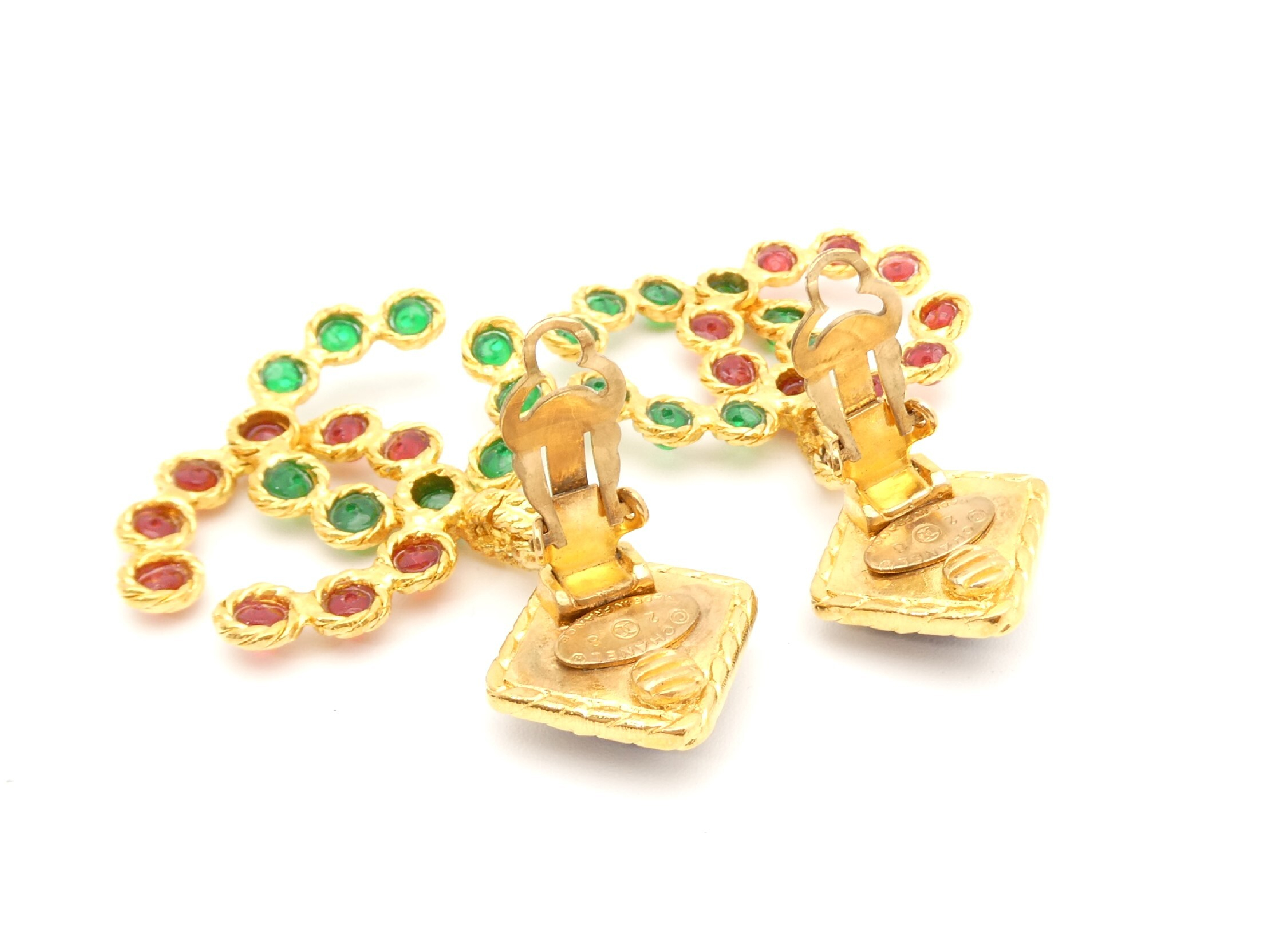 Coco Mark Gold Swing Earrings — view 5