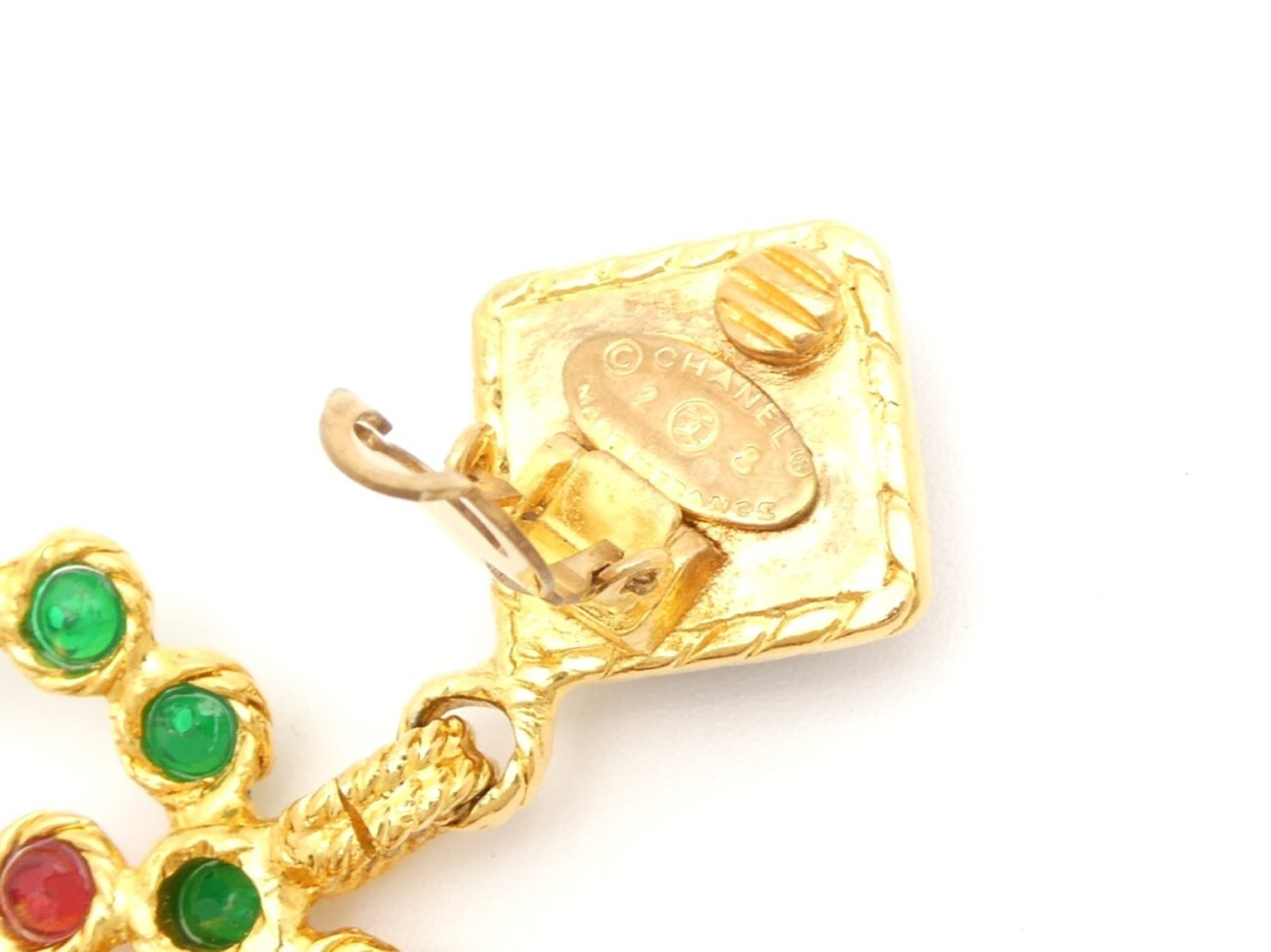 Coco Mark Gold Swing Earrings — view 6