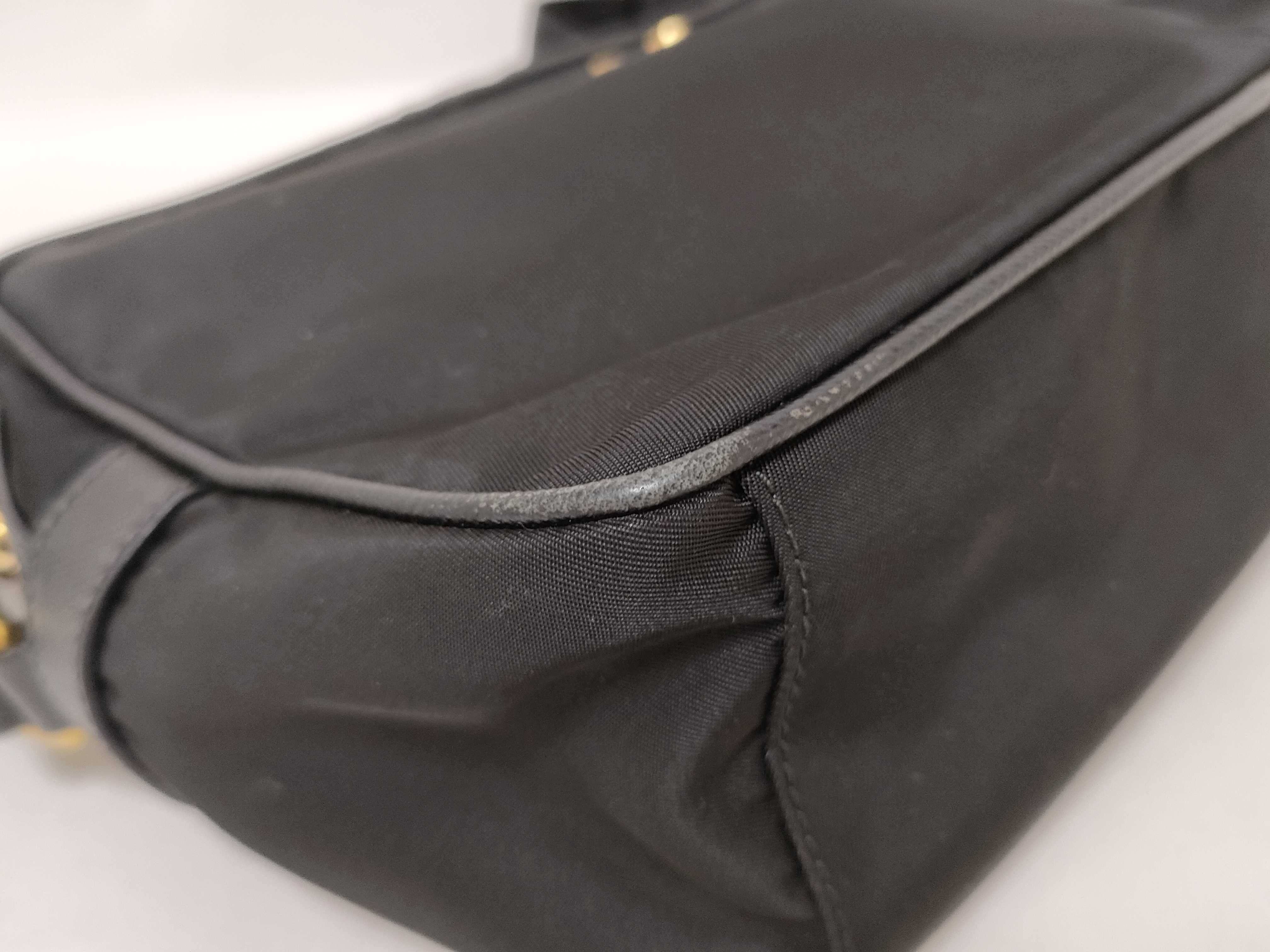 Nylon Shoulder Bag (Current Model, Saffiano Leather, 1BH089) — view 6