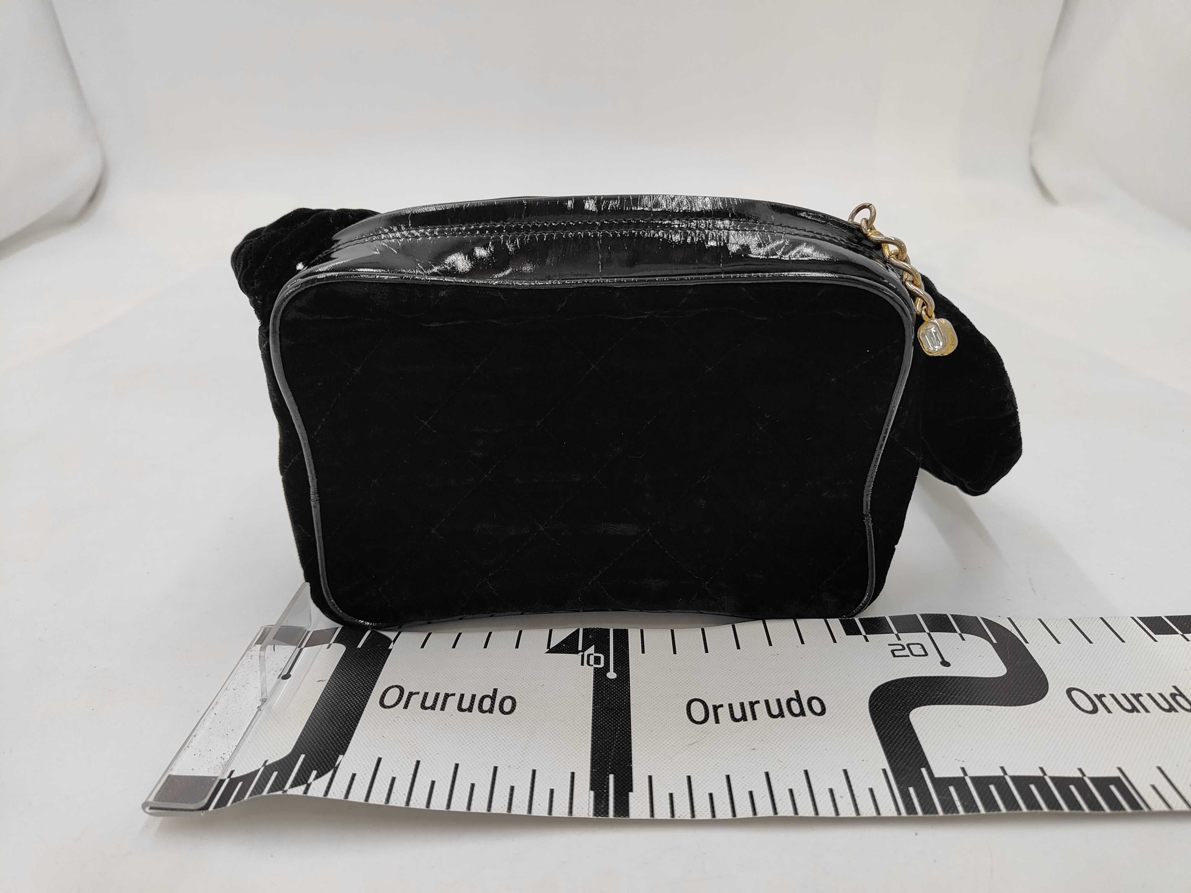Velour Enamel Shoulder Bag — view 2