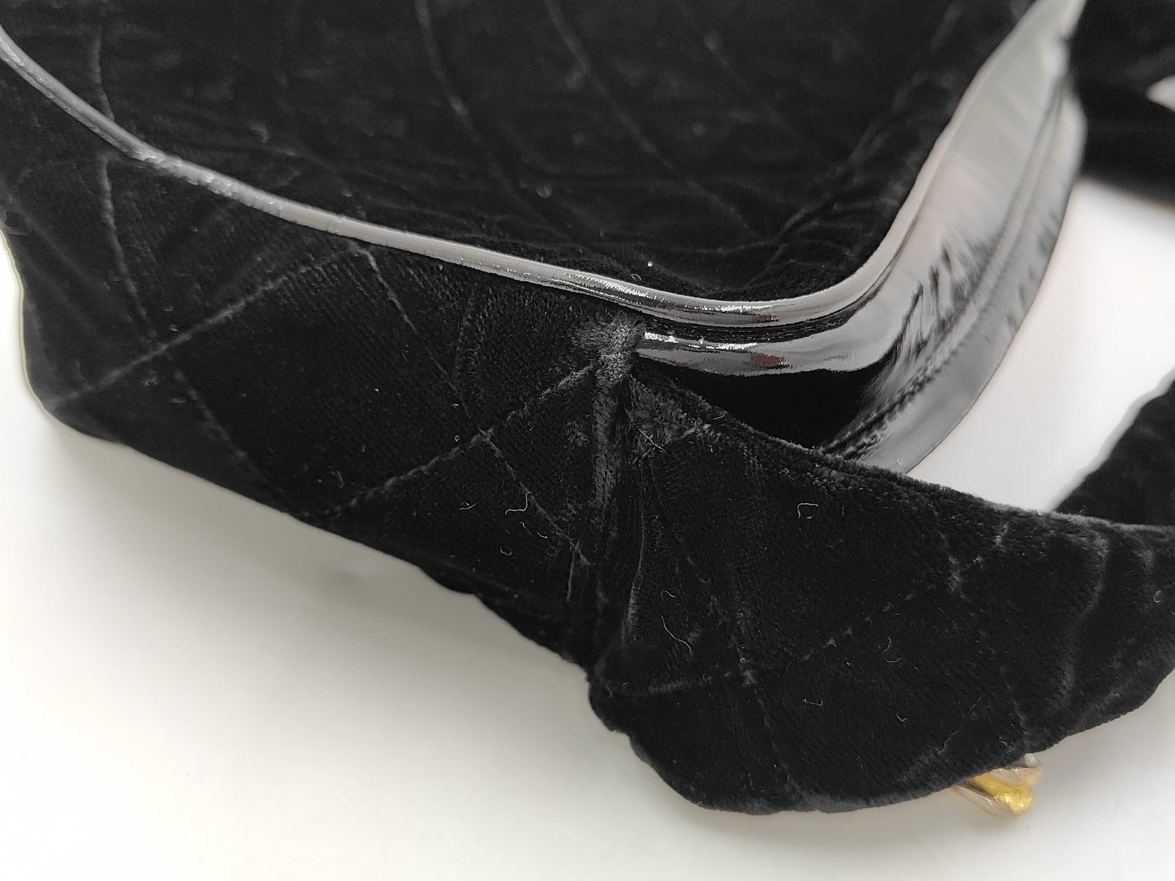 Velour Enamel Shoulder Bag — view 5