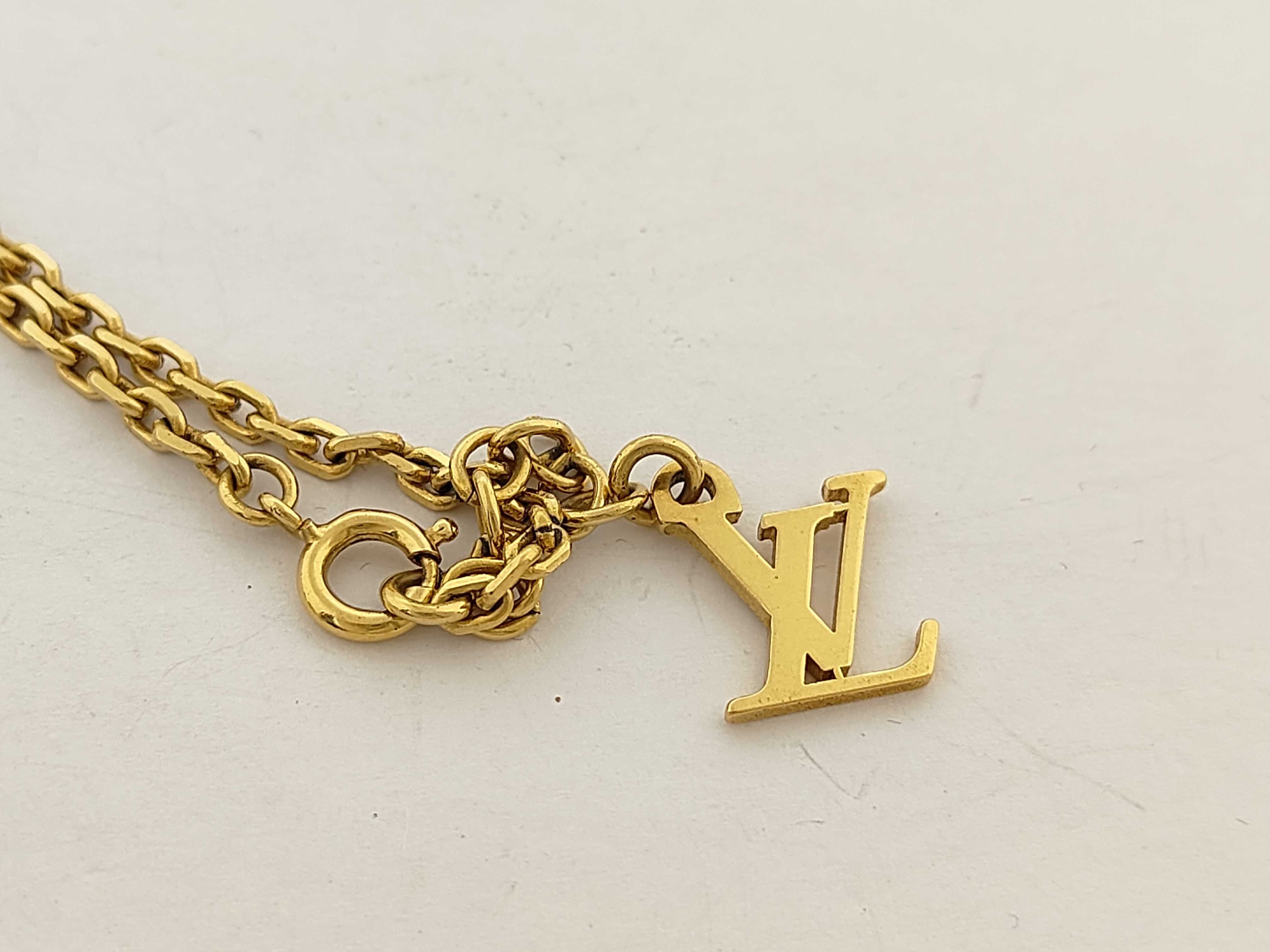 Monogram Louis Vuitton Necklace Inclusion Clear Necklace — view 6