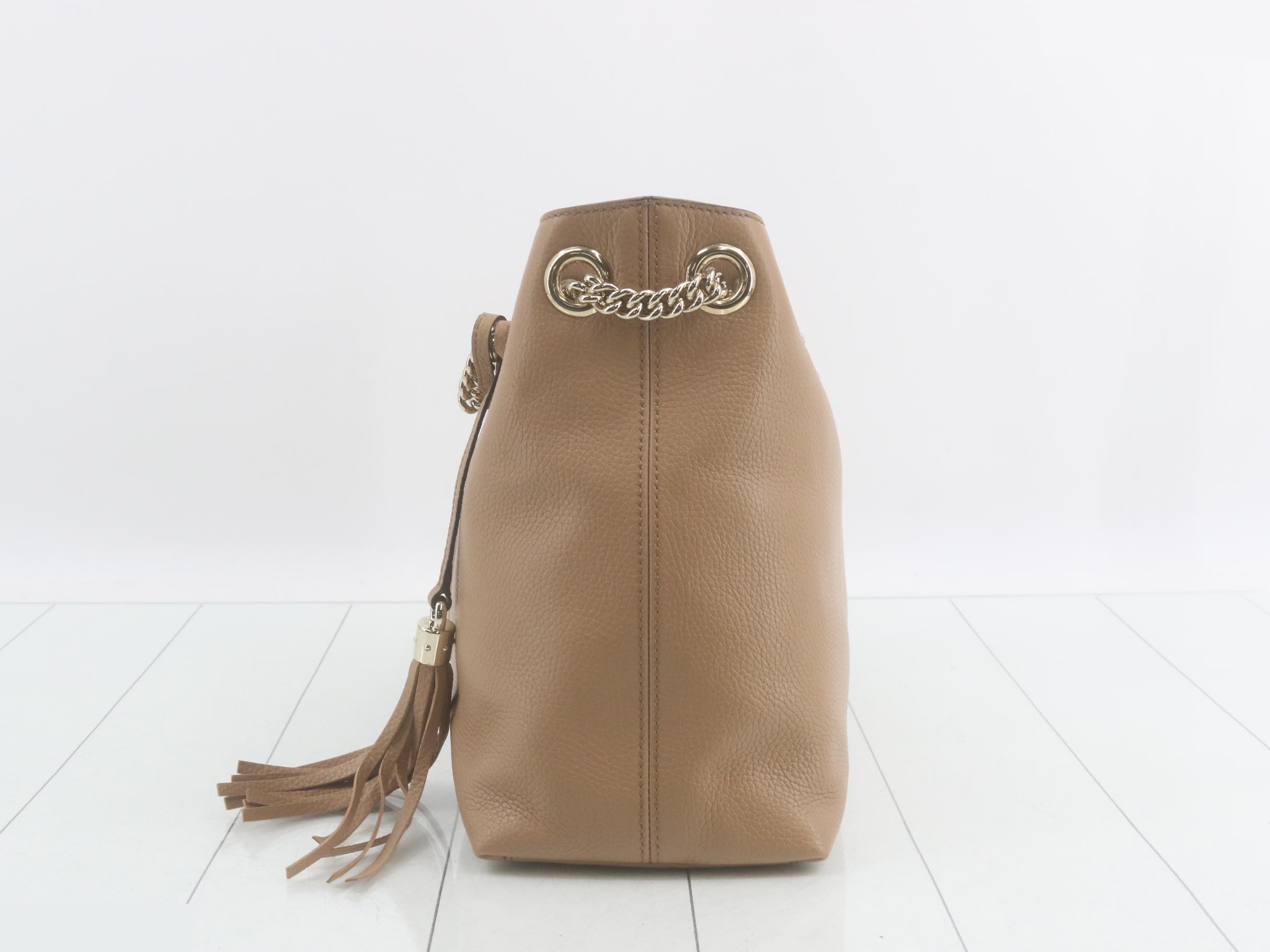 Soho Leather Chain Semi-Shoulder Bag — view 3