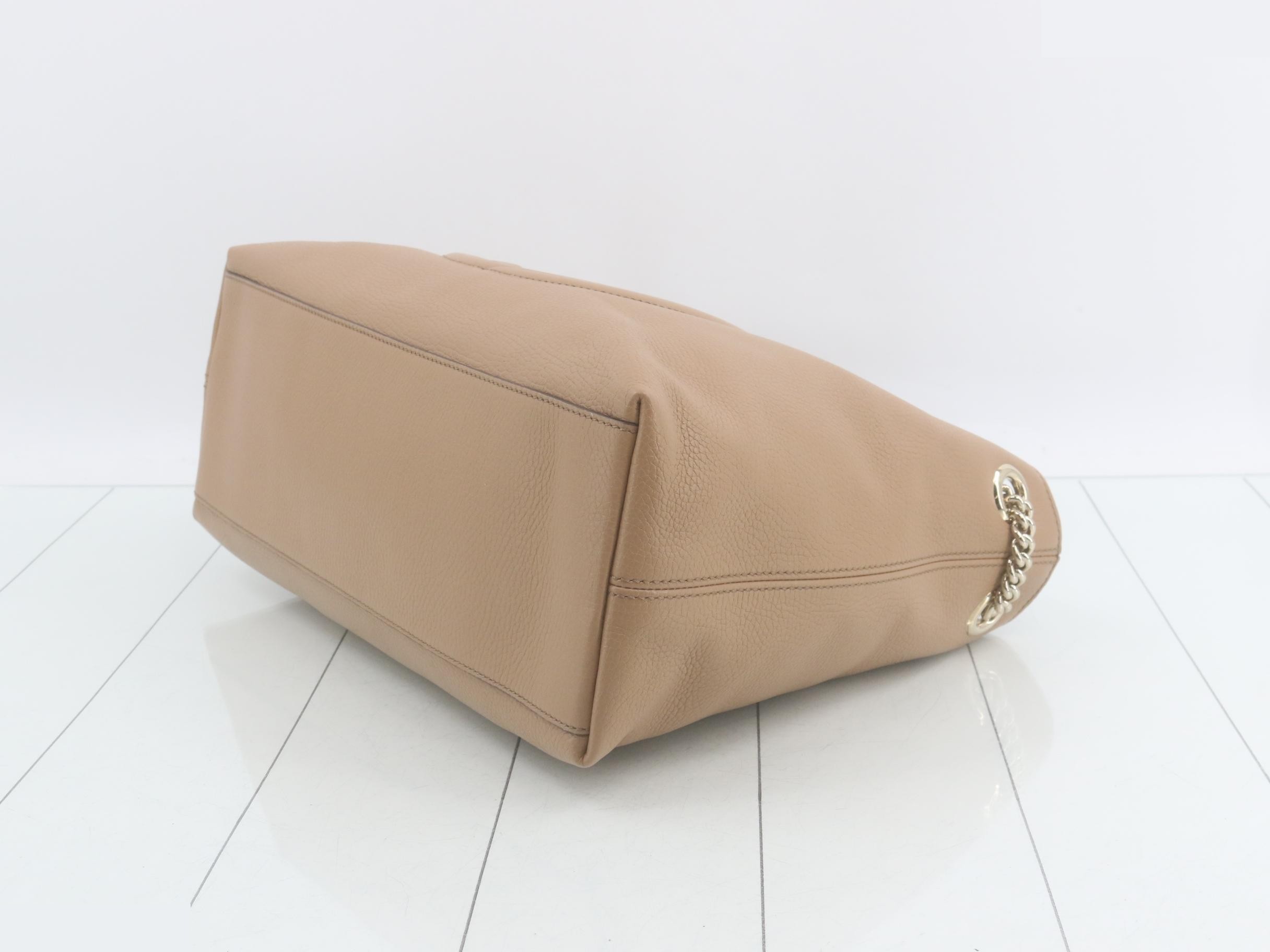 Soho Leather Chain Semi-Shoulder Bag — view 6
