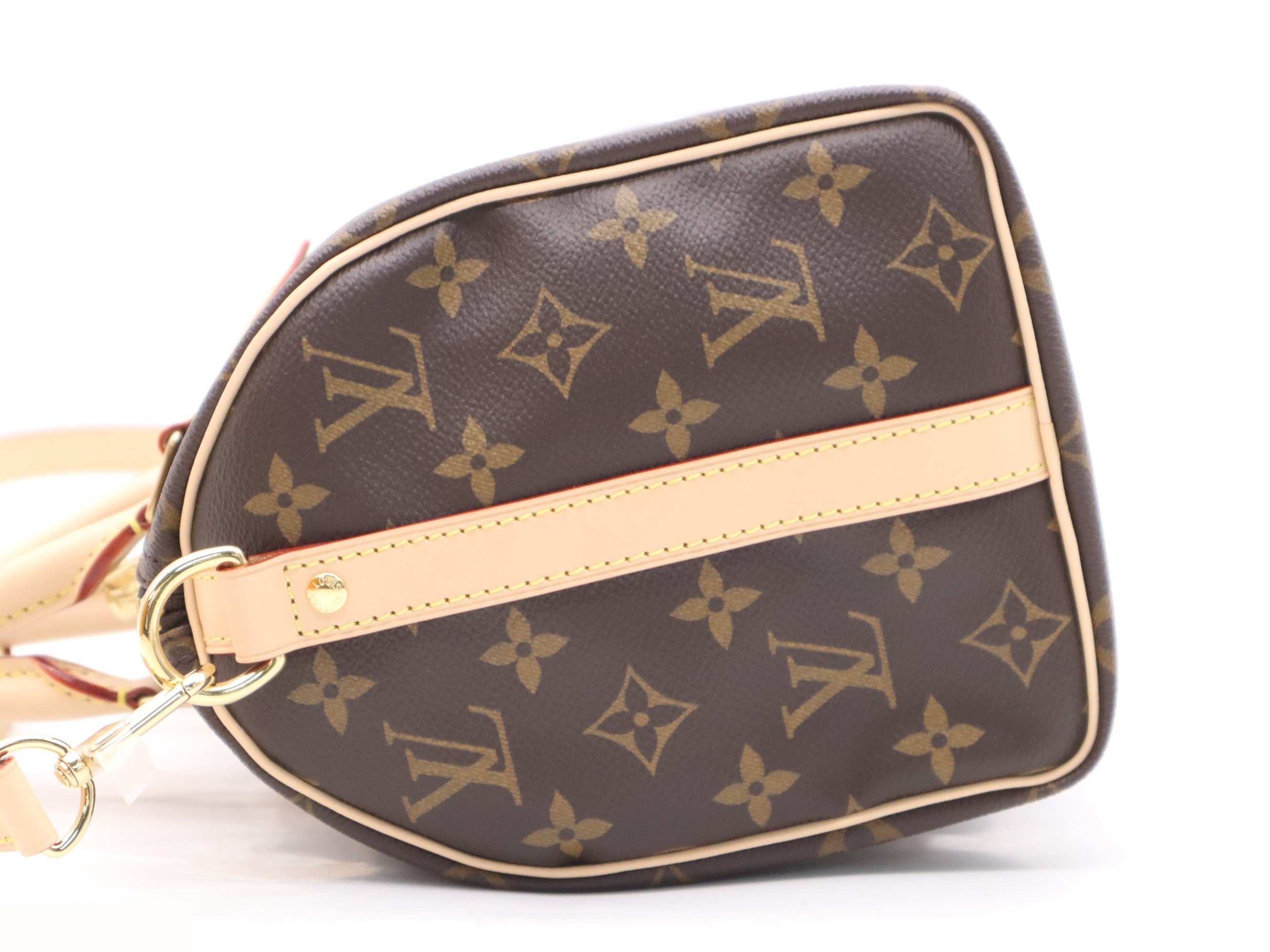 Monogram Speedy Bandoulière 25 - includes shoulder strap, padlock, and two keys. — view 3