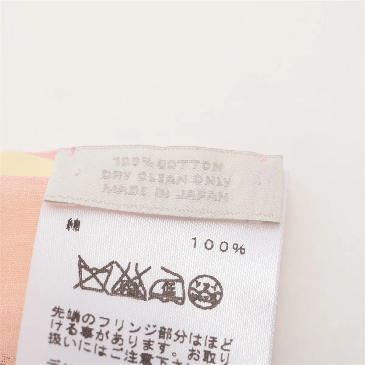 cotton scarf, pink, — view 4