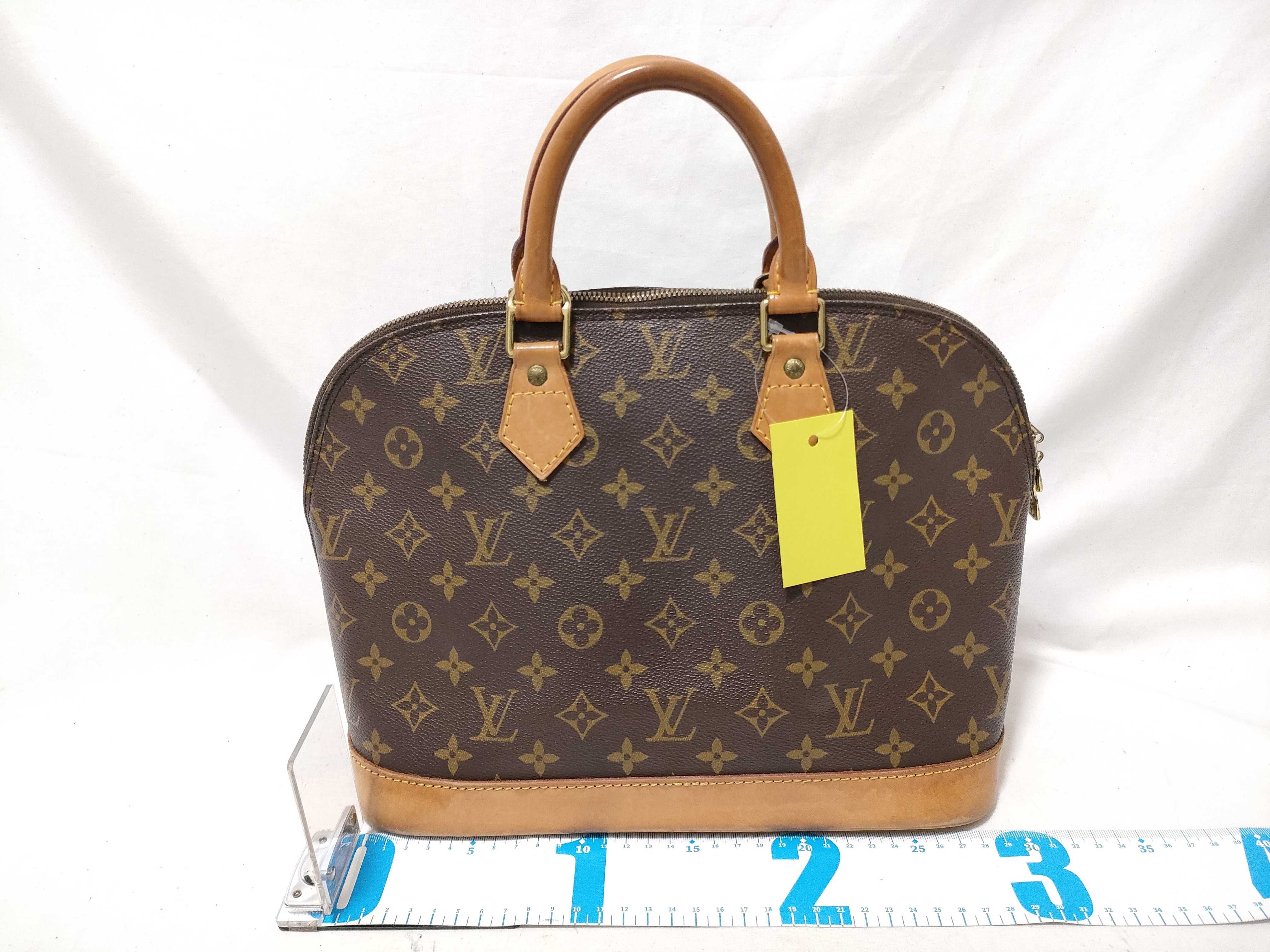 Monogram Alma Handbag with ST — view 2