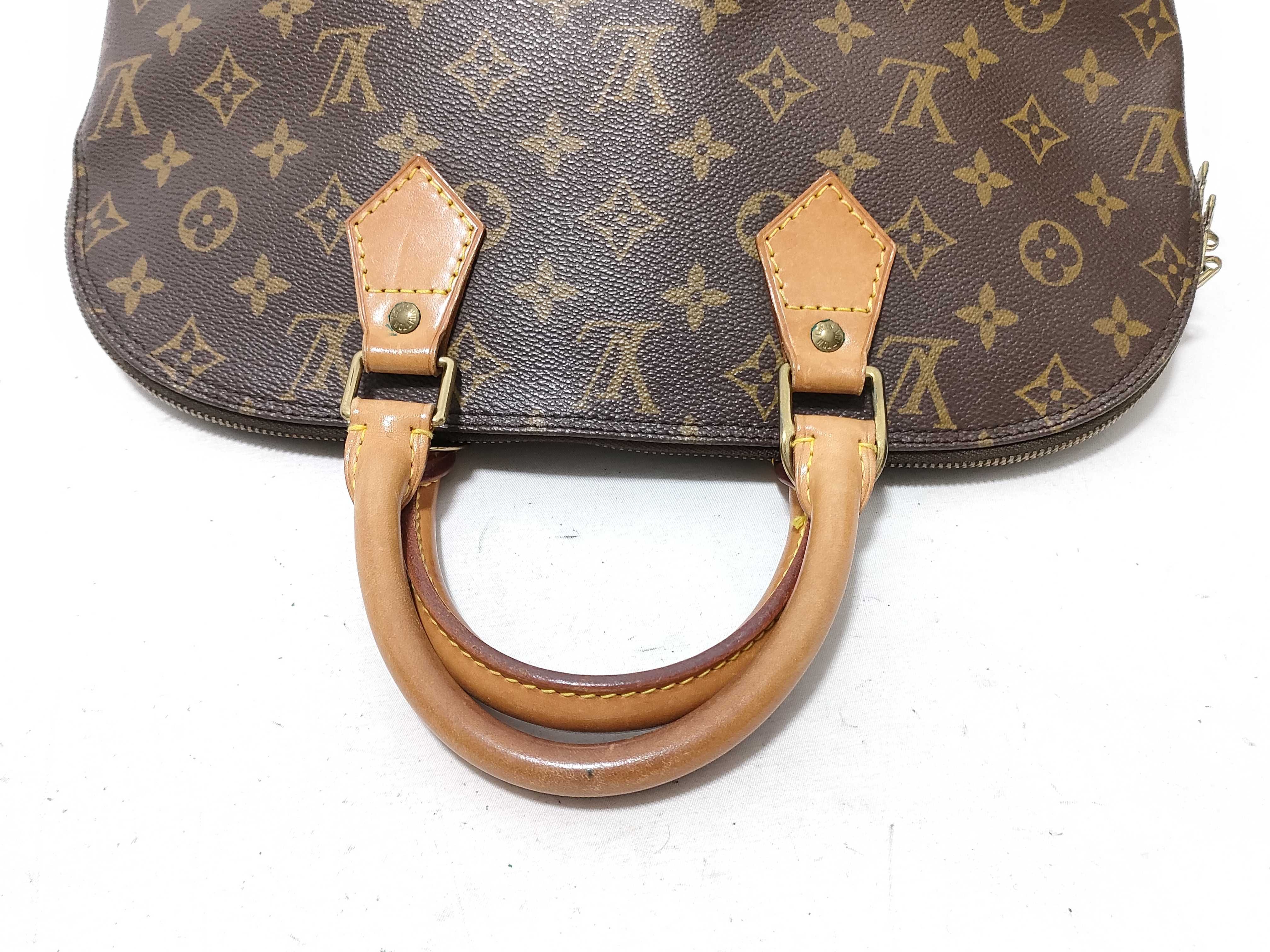 Monogram Alma Handbag with ST — view 3
