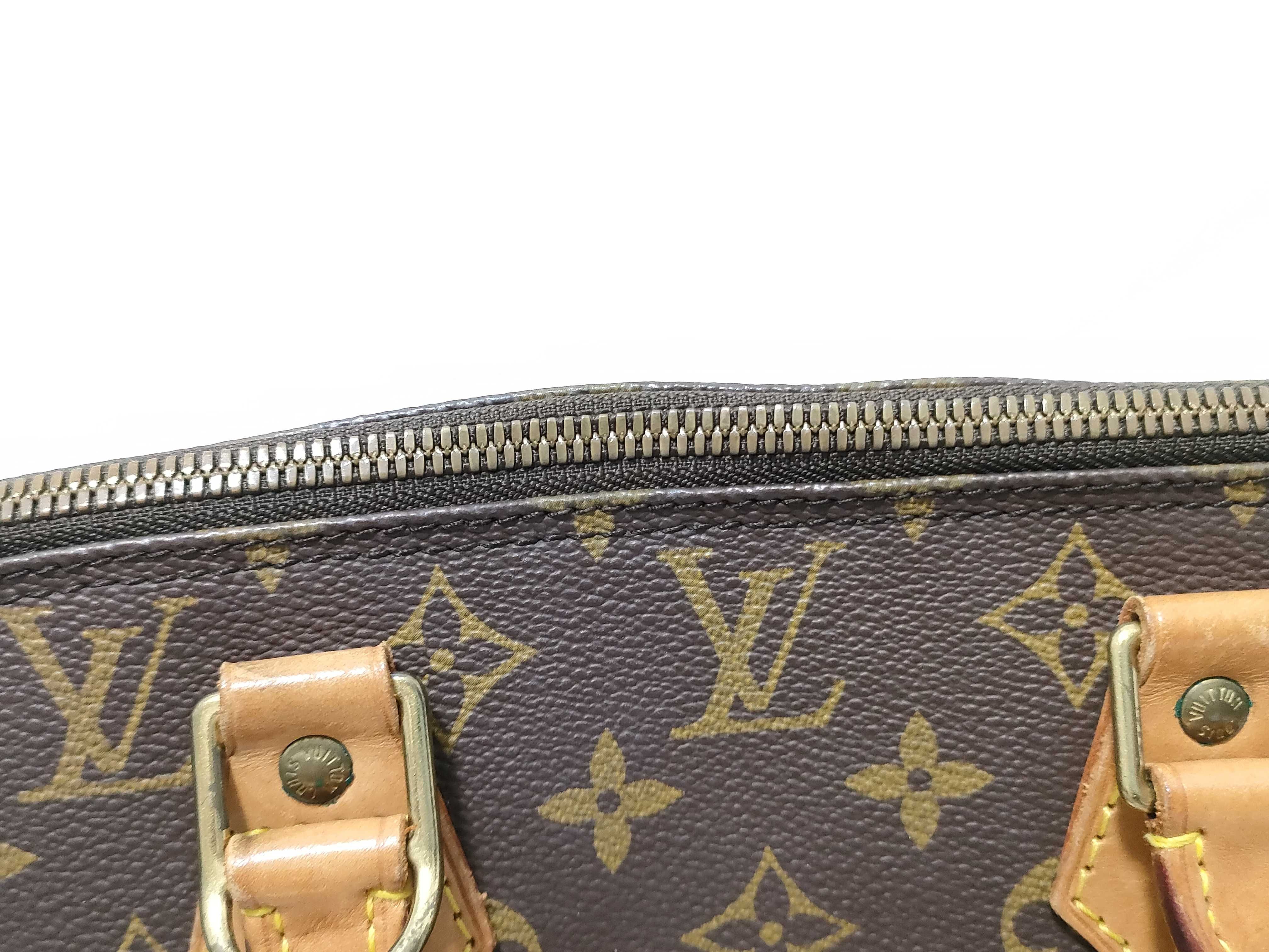 Monogram Alma Handbag with ST — view 6