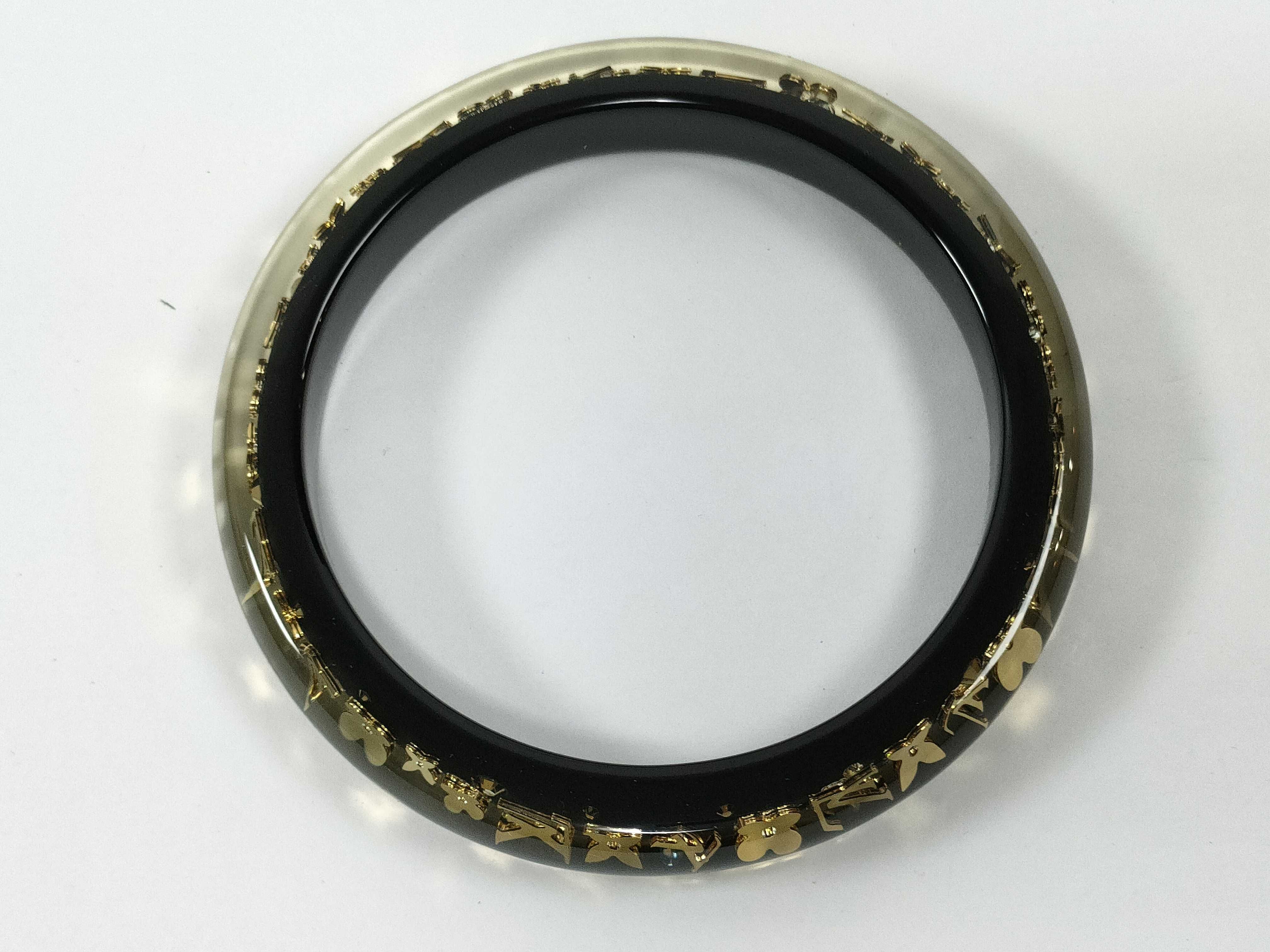Bracelet Inclusion Bangle, Black — view 3