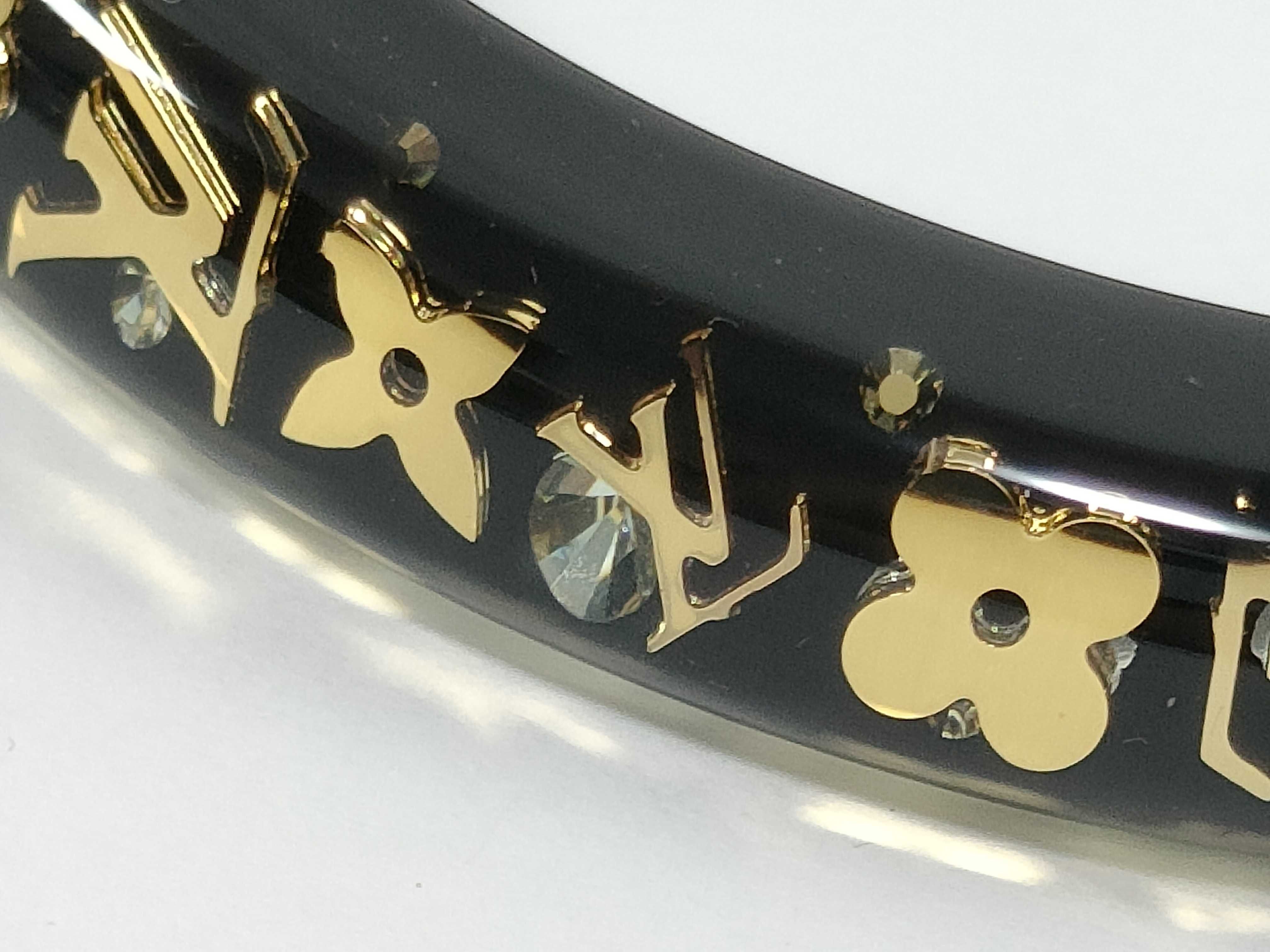 Bracelet Inclusion Bangle, Black — view 4