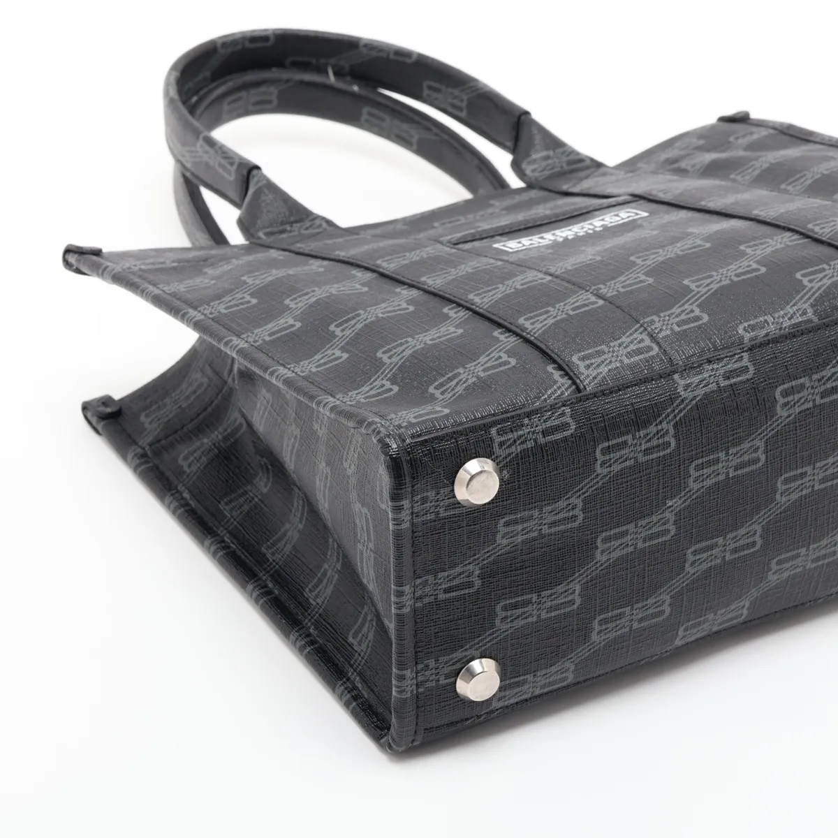 Hardware 671402 PVC 2-Way Handbag, Black — view 4