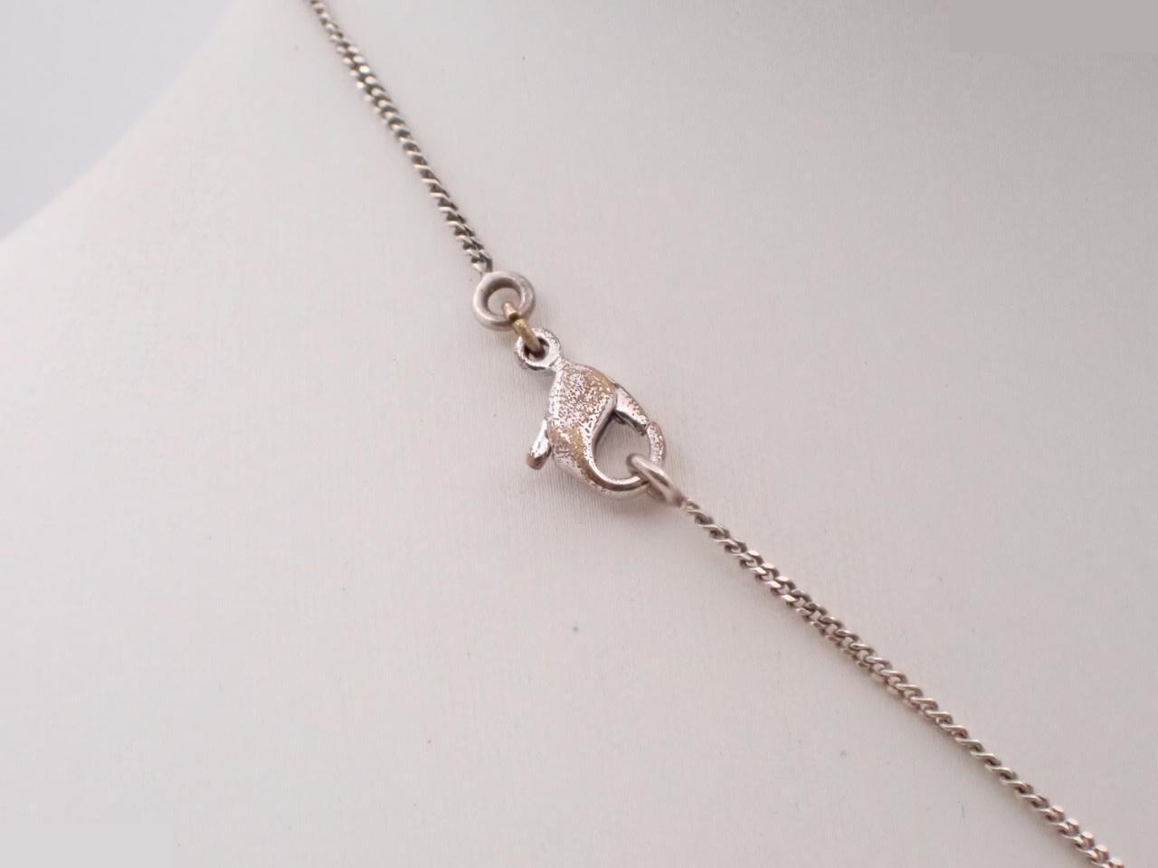 cross necklace, SV925 / total weight 7.8g, aftermarket clasp. — view 2