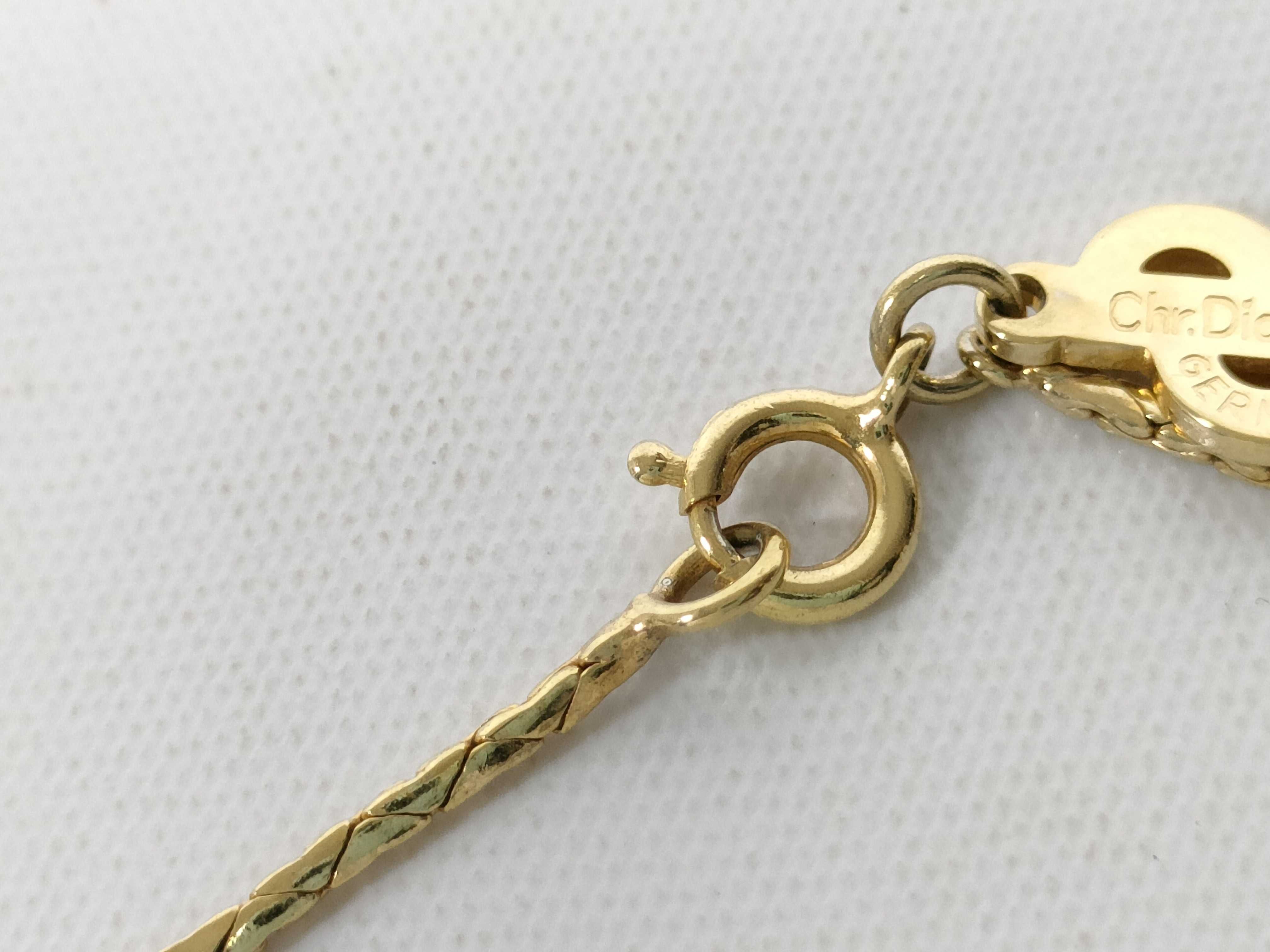Gold Logo Necklace — view 4
