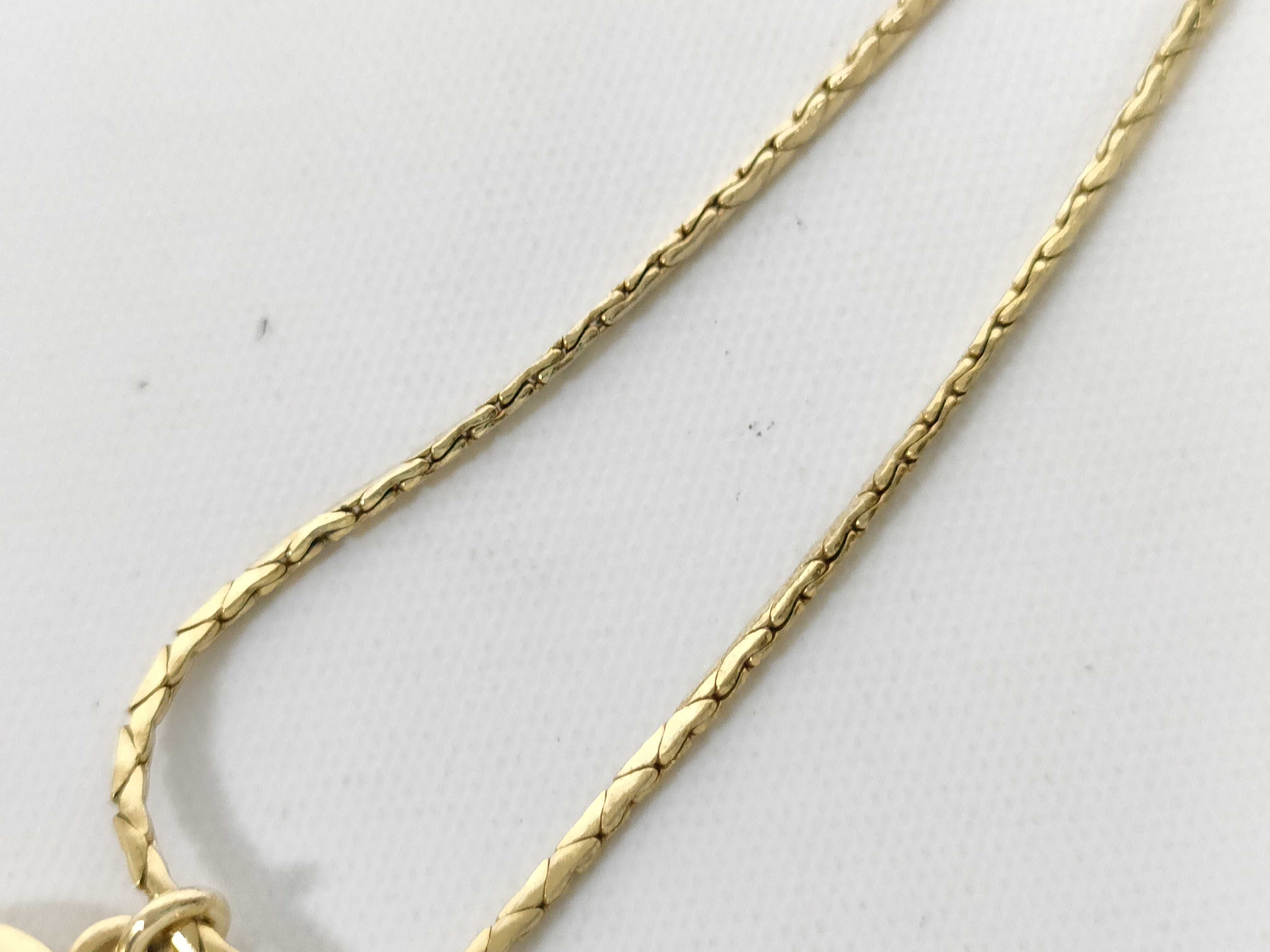 Gold Logo Necklace — view 8
